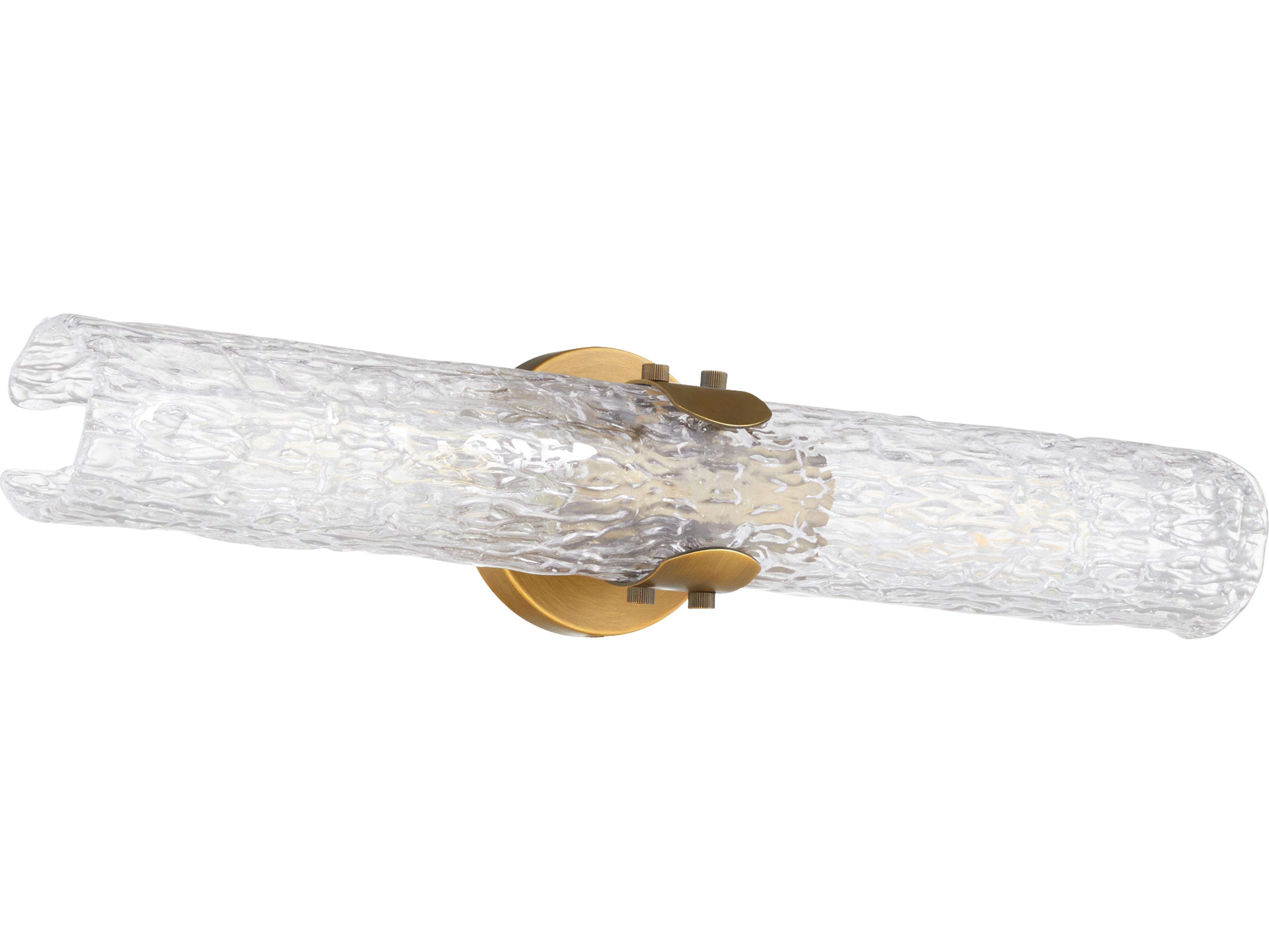 Quorum Meriam 2-Light Brushed Brass Vanity Light