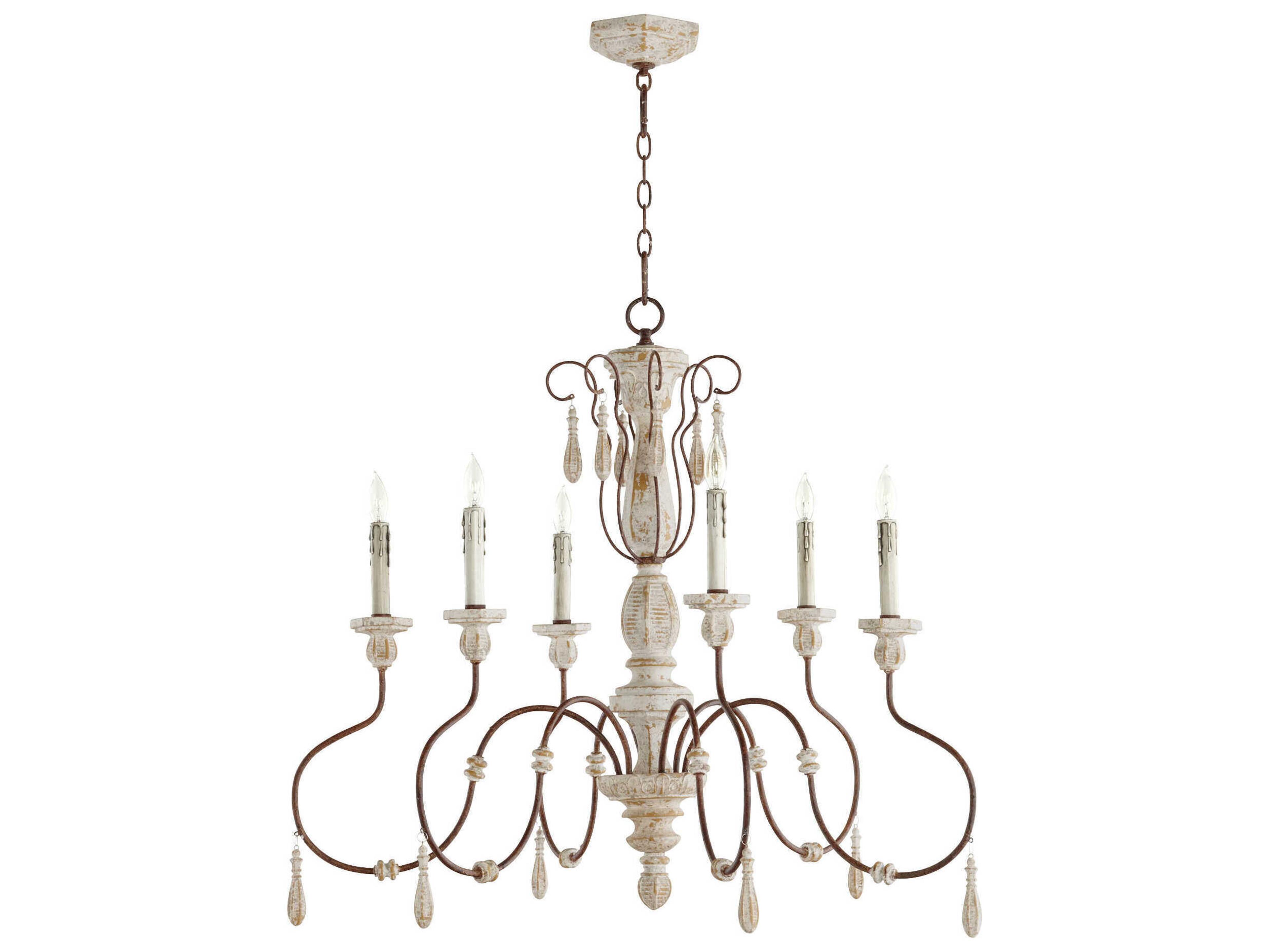 Quorum La Maison 6 - Light Chandelier