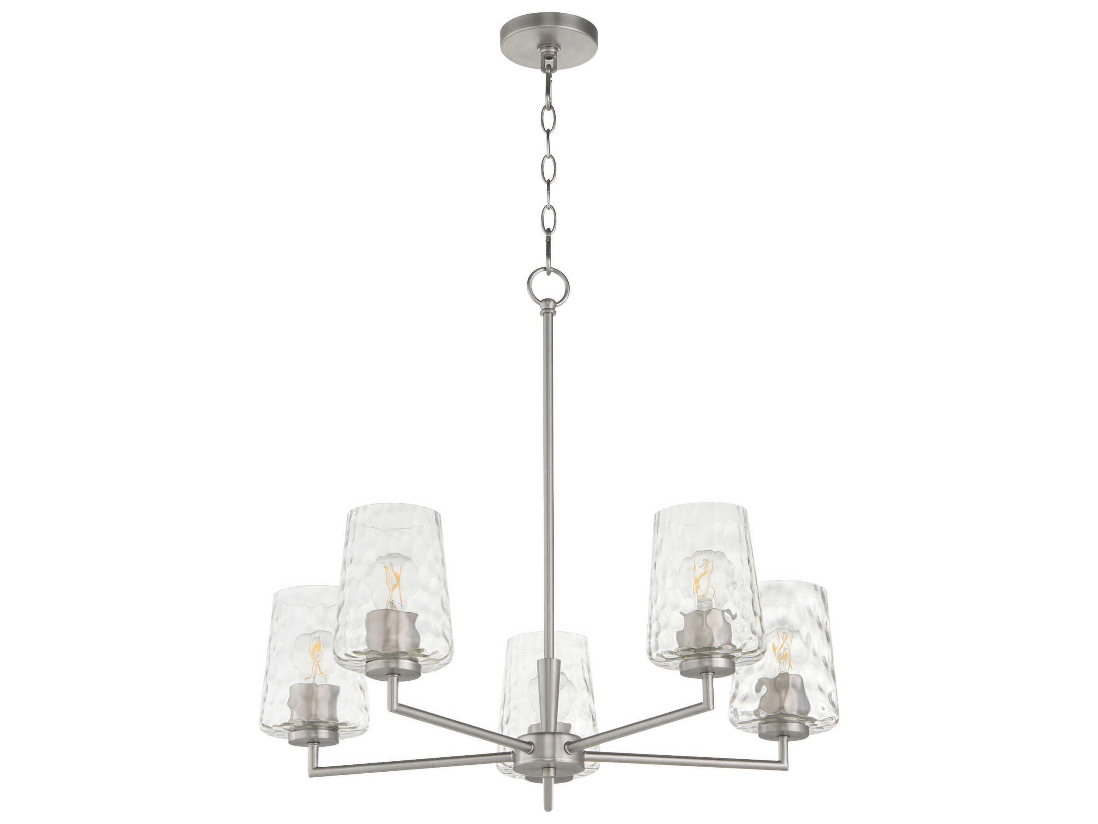Quorum Goodwin 5-Light Satin Nickel Chandelier