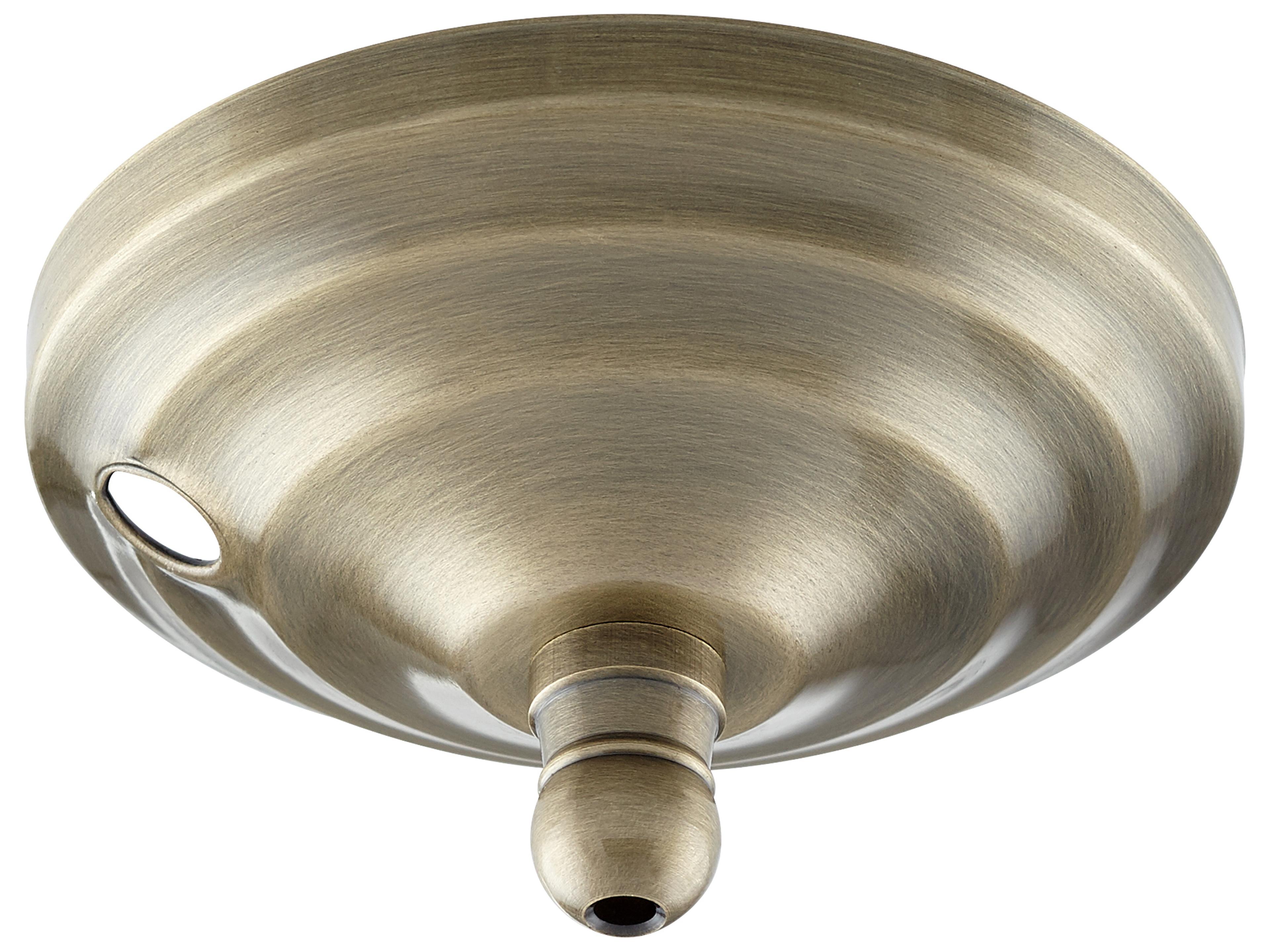 Quorum Aged Brass Bowl Kit Cap