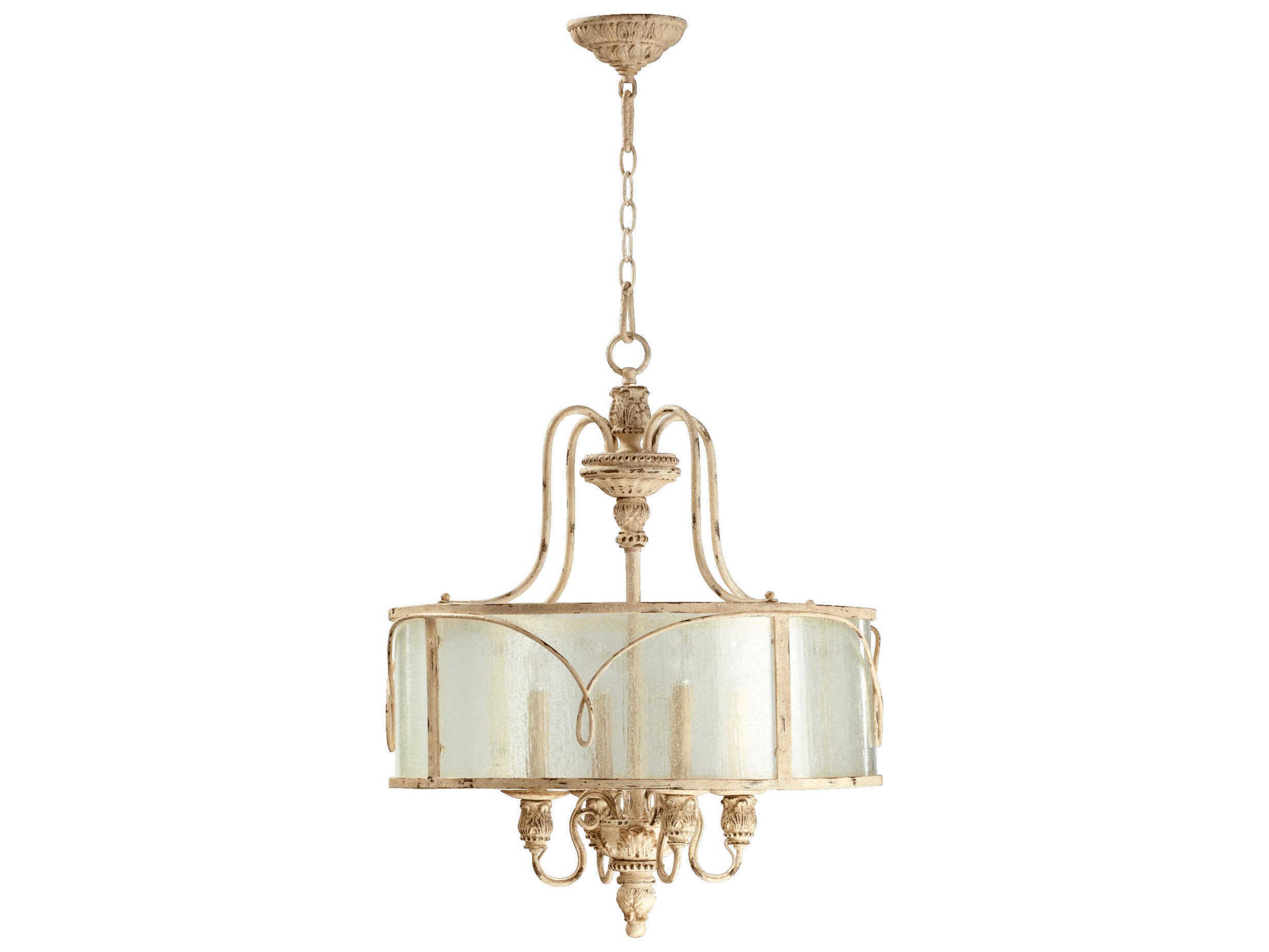 Quorum Salento 4-Light Persian White Candelabra Drum Chandelier