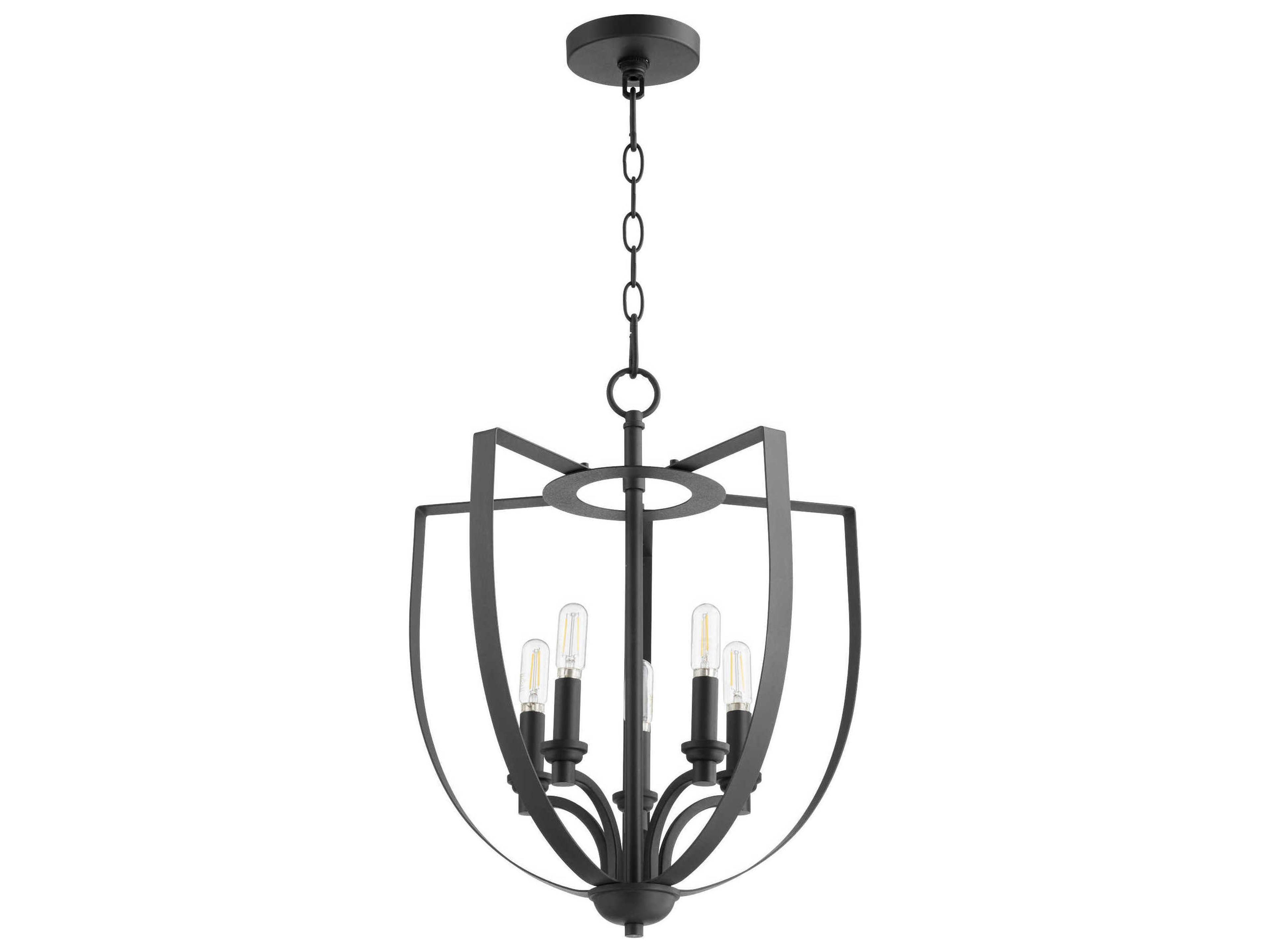 Quorum Dakota 5-Light Noir Black Pendant
