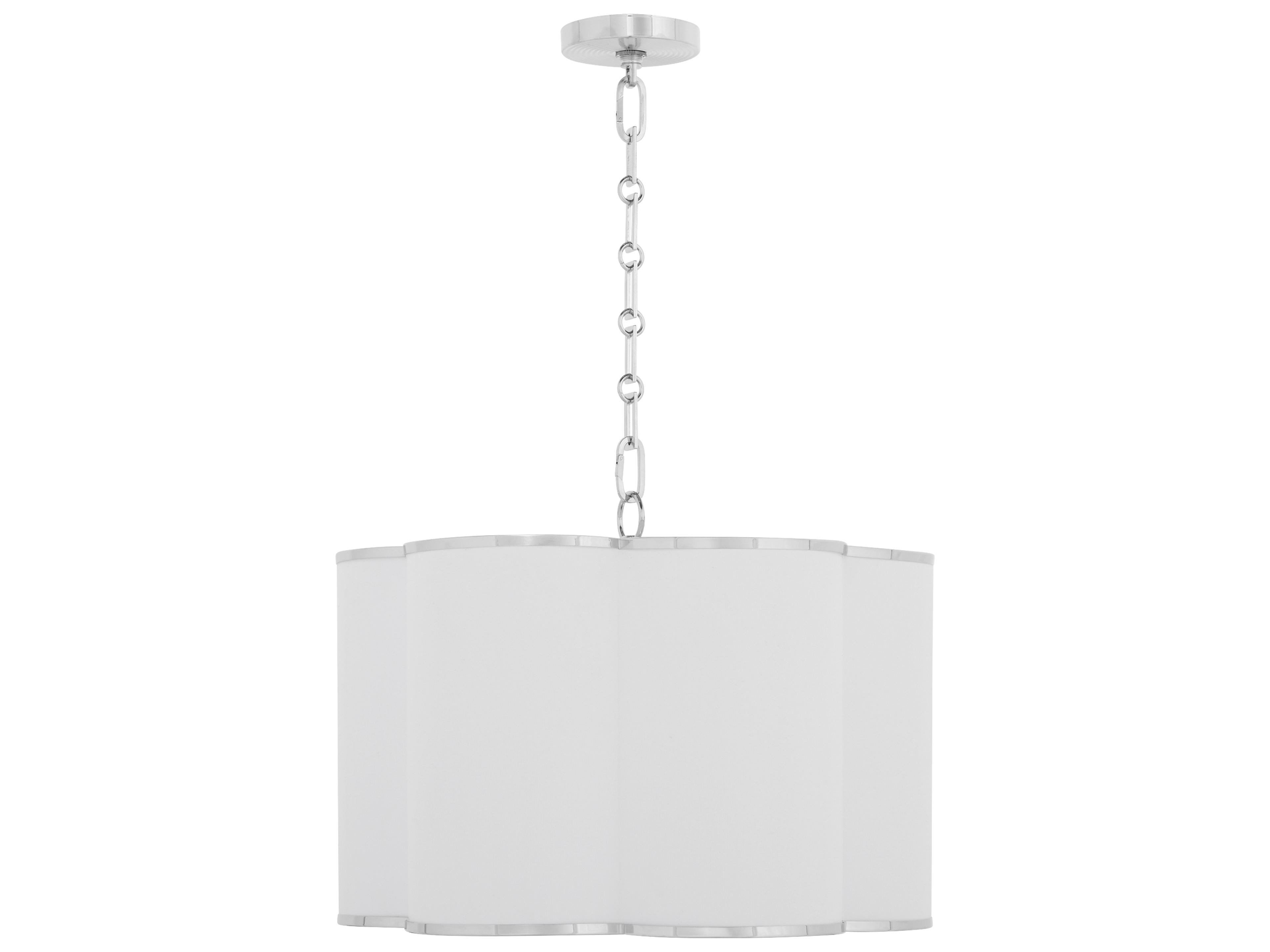 Quorum Belinder 4-Light Chrome Drum Pendant
