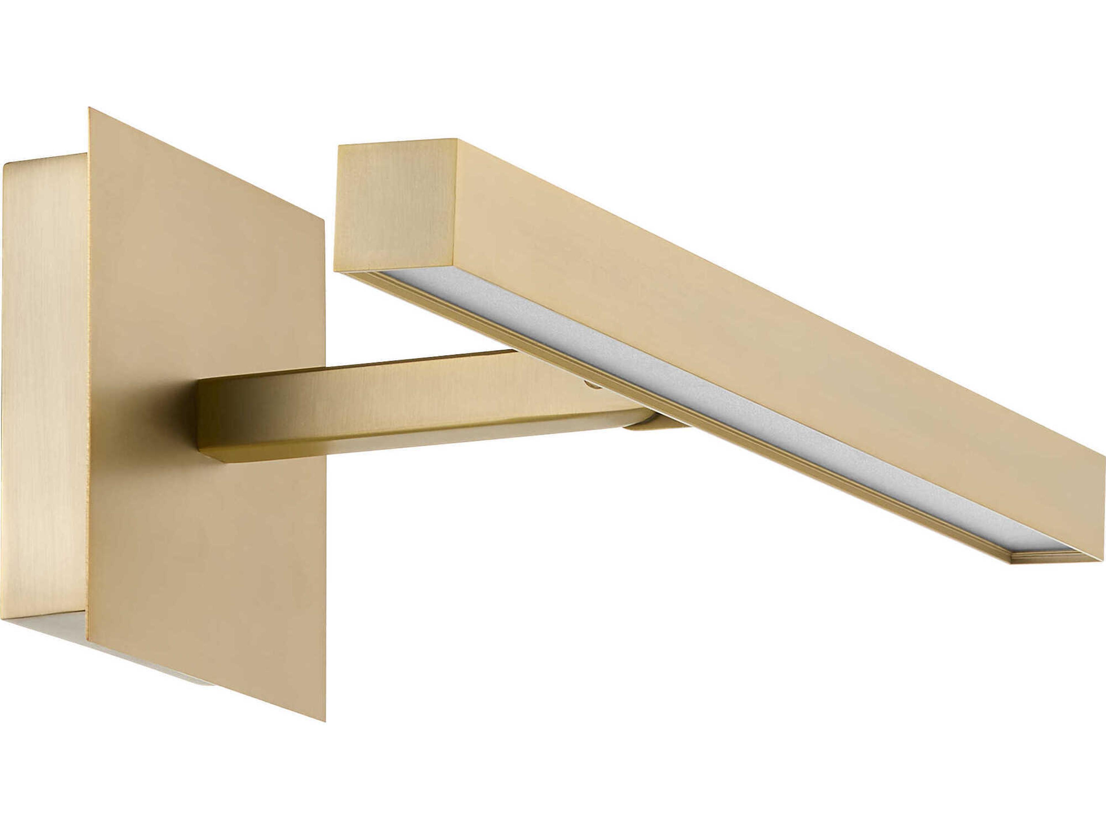 Quorum 1-Light Aged Brass Picture Light