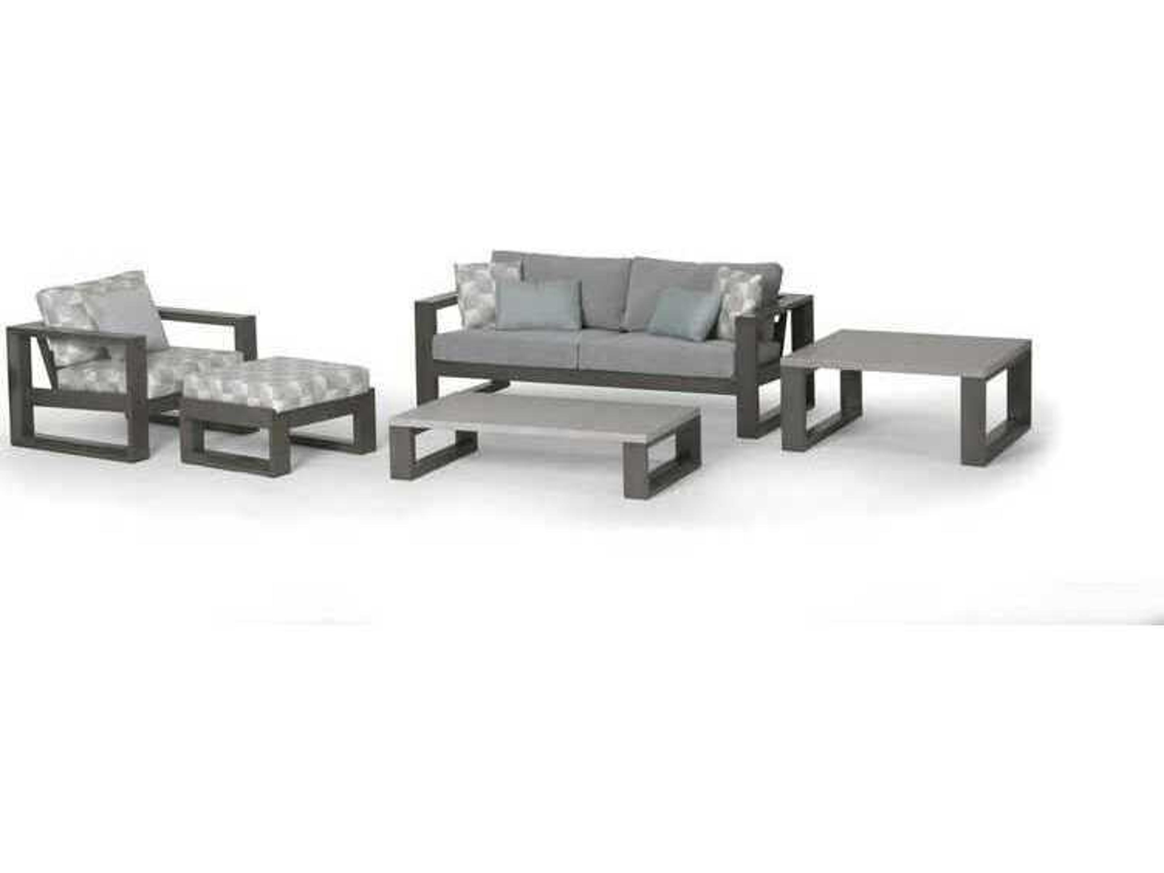 Ratana Elements Aluminum Cushion Lounge Set