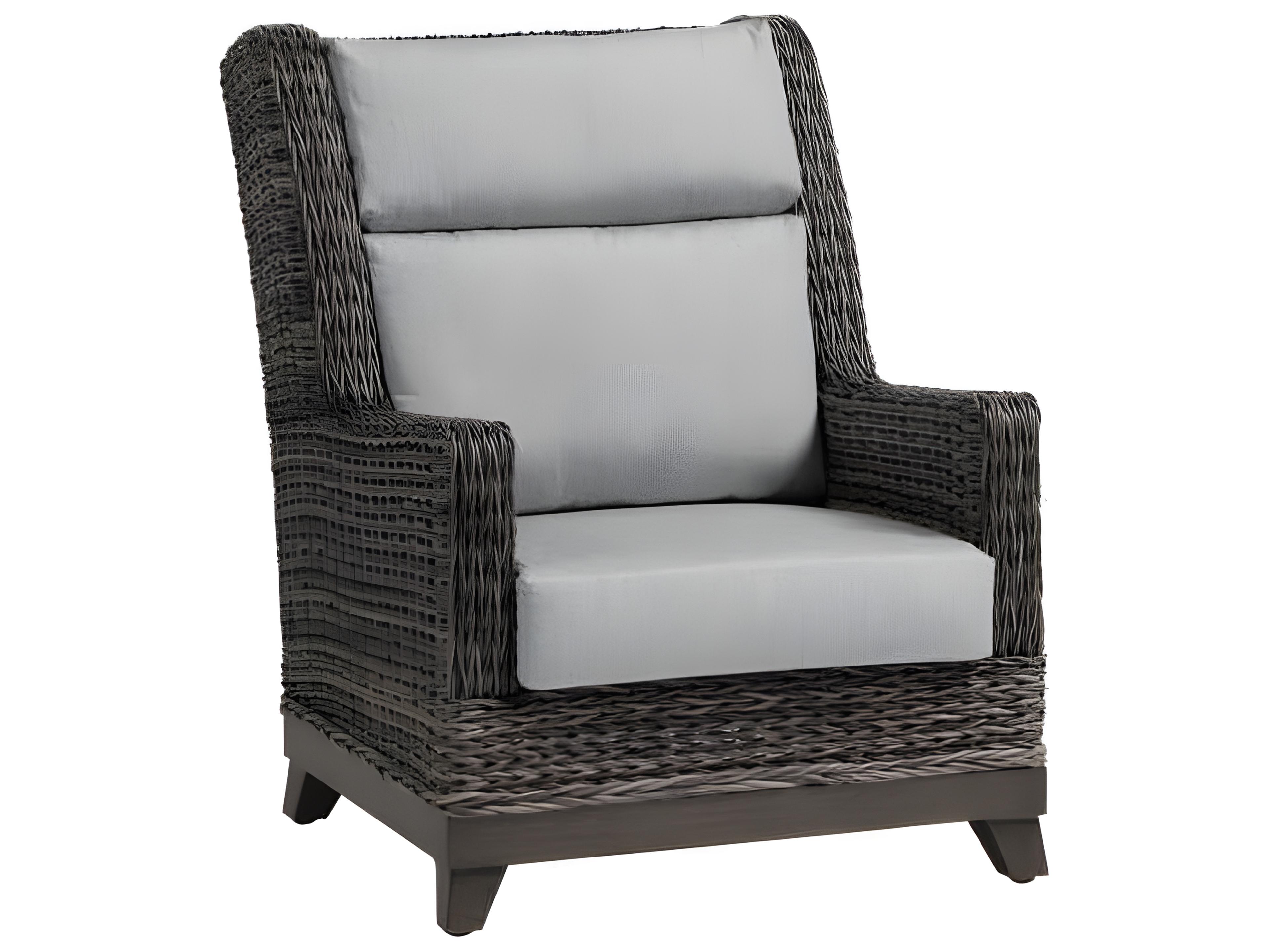 Ratana Boston Silver Ash Grey Aluminum Cushion Lounge Chair