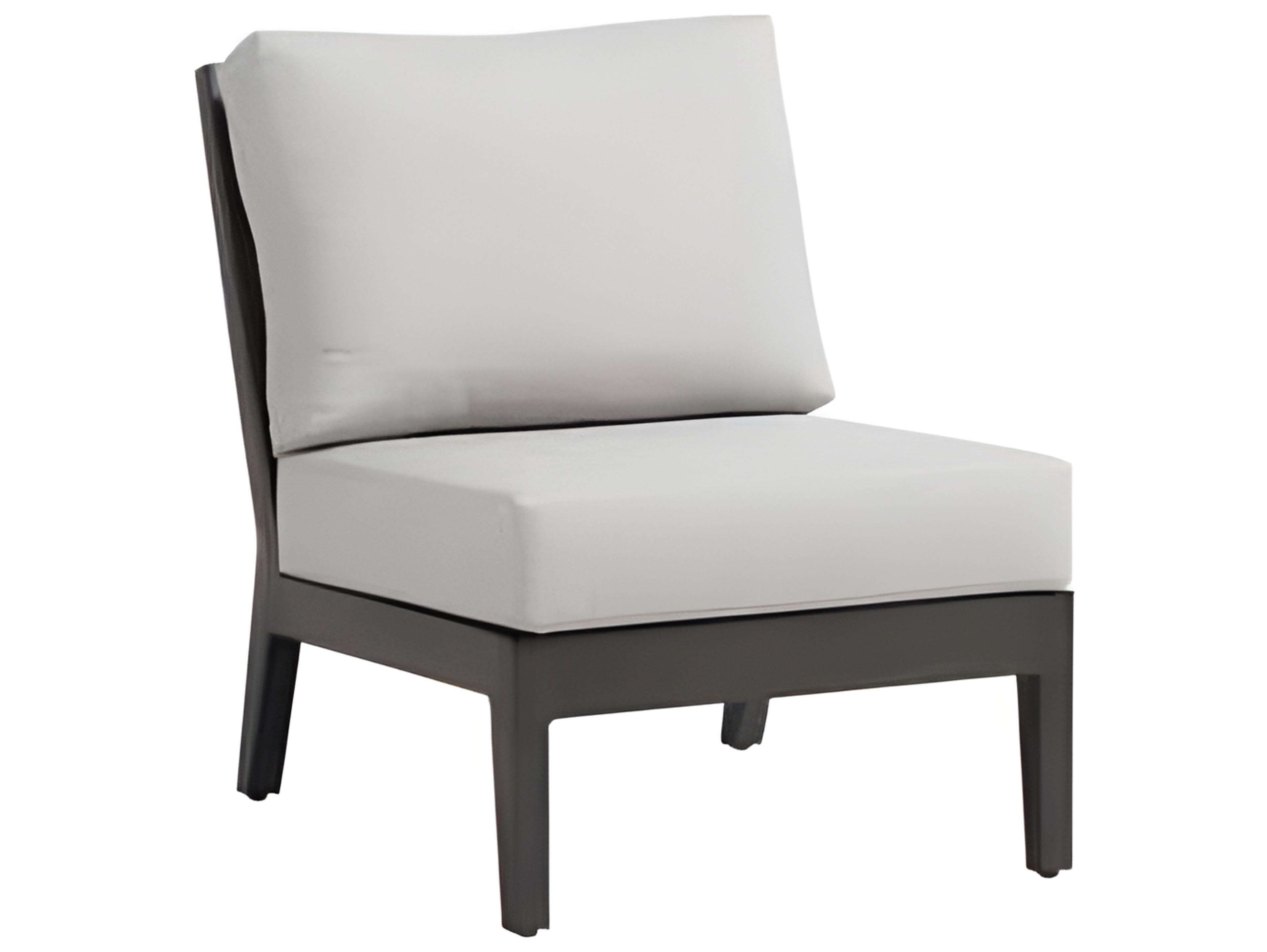 Ratana Lucia Silver Ash Grey Aluminum Cushion Lounge Chair