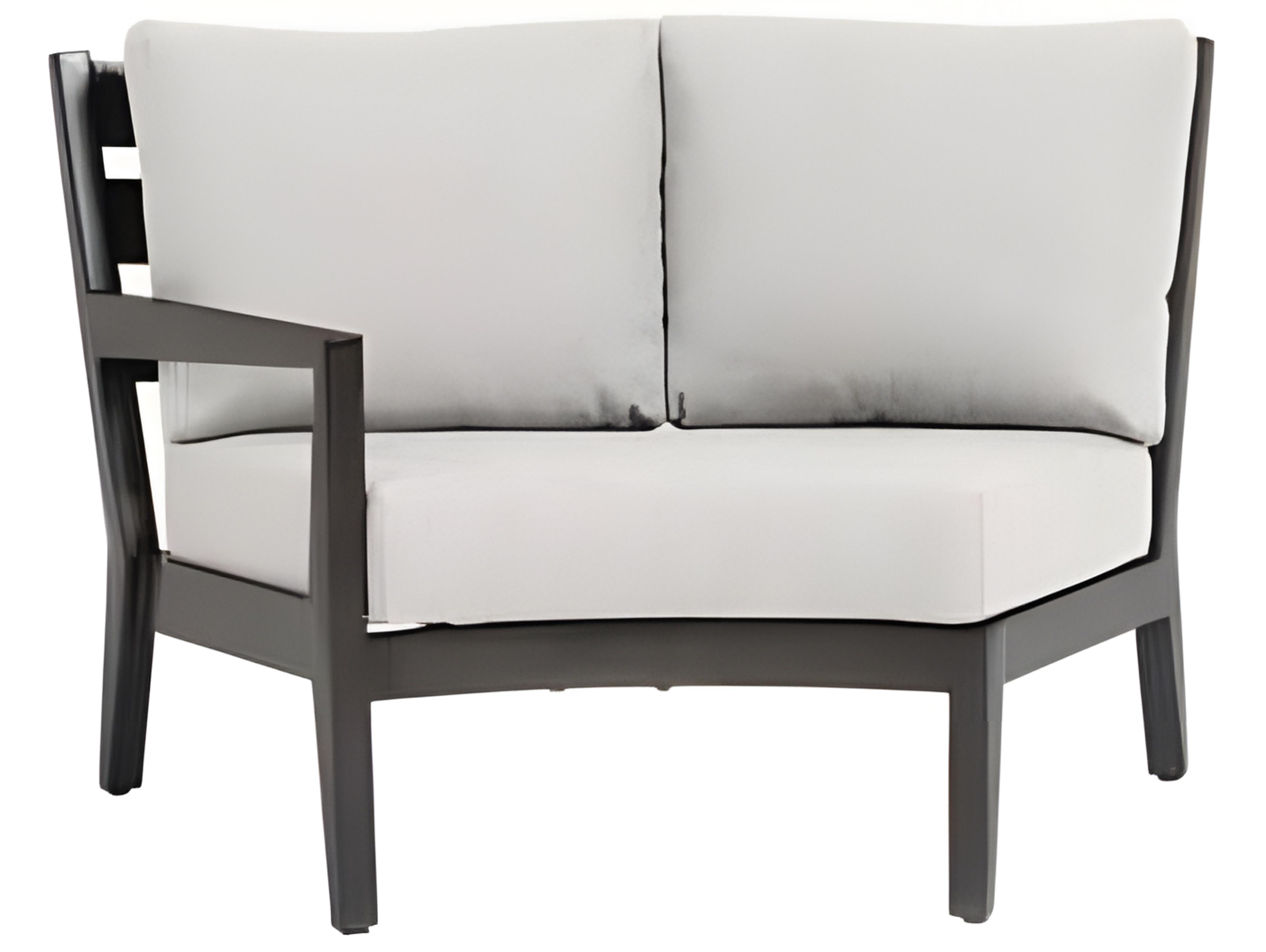 Ratana Lucia Silver Ash Grey Aluminum Cushion Lounge Chair