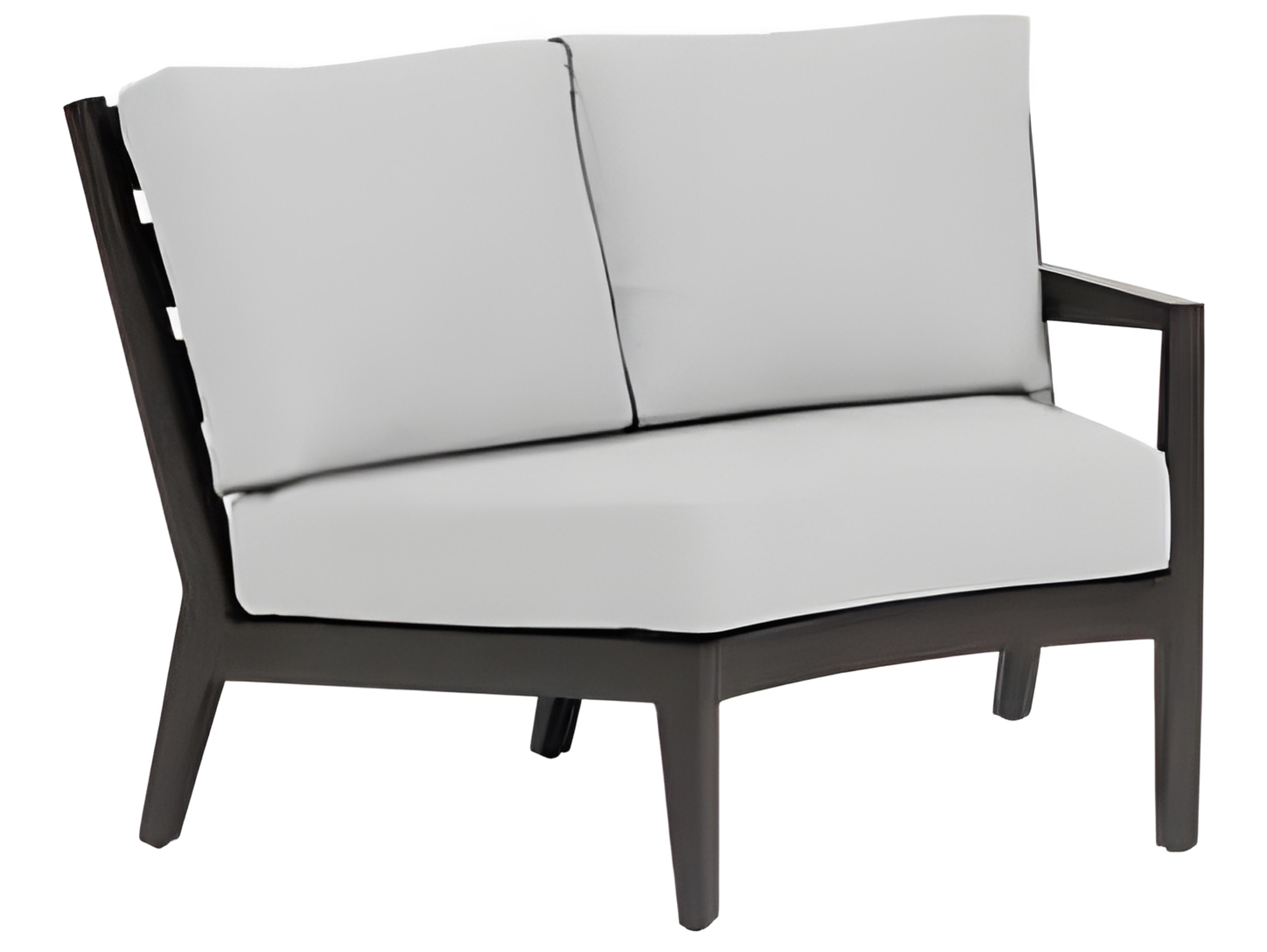 Ratana Lucia Silver Ash Grey Aluminum Cushion Lounge Chair