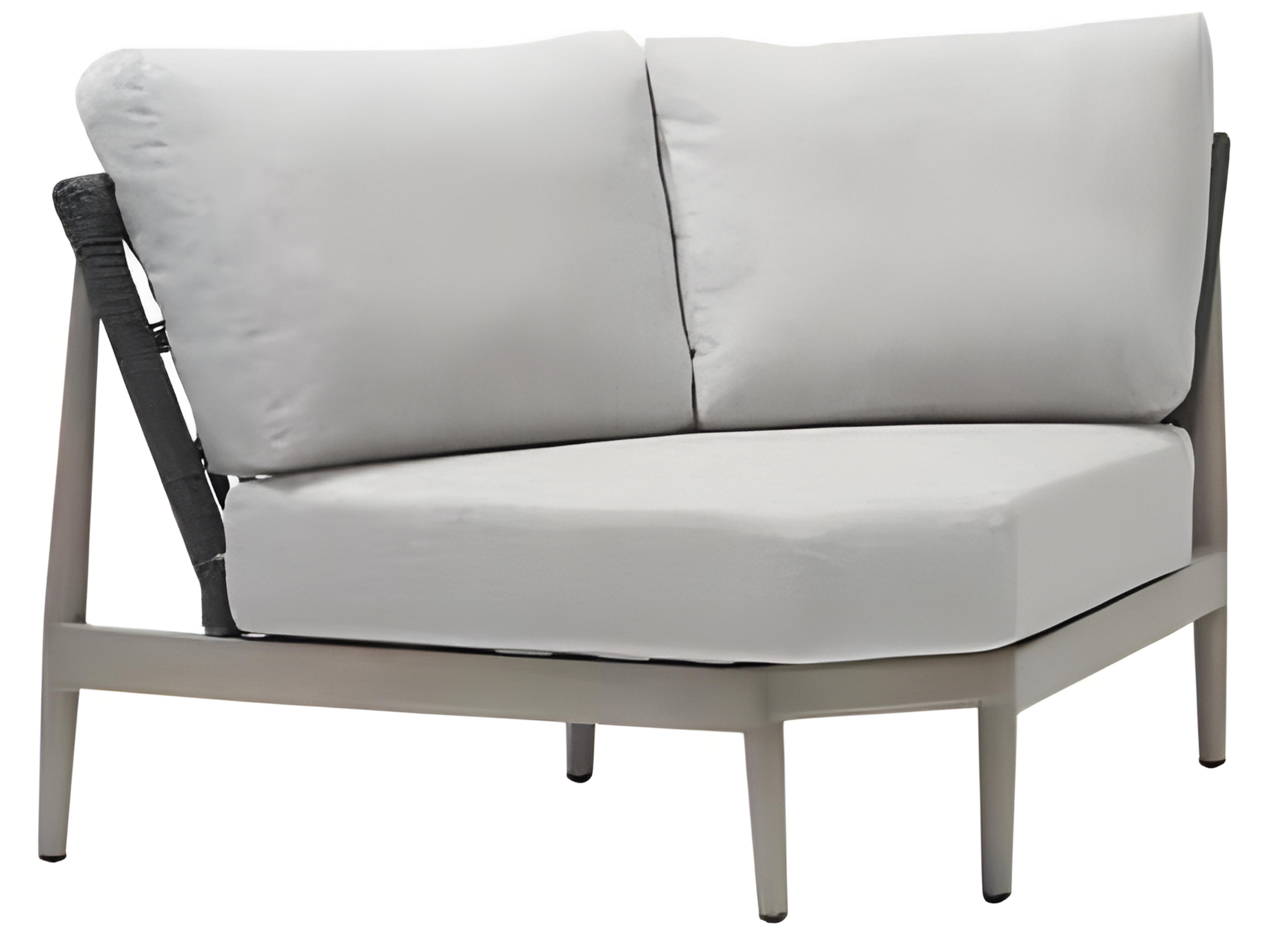 Ratana Coconut Grove Silver Pearl Aluminum Cushion Lounge Chair