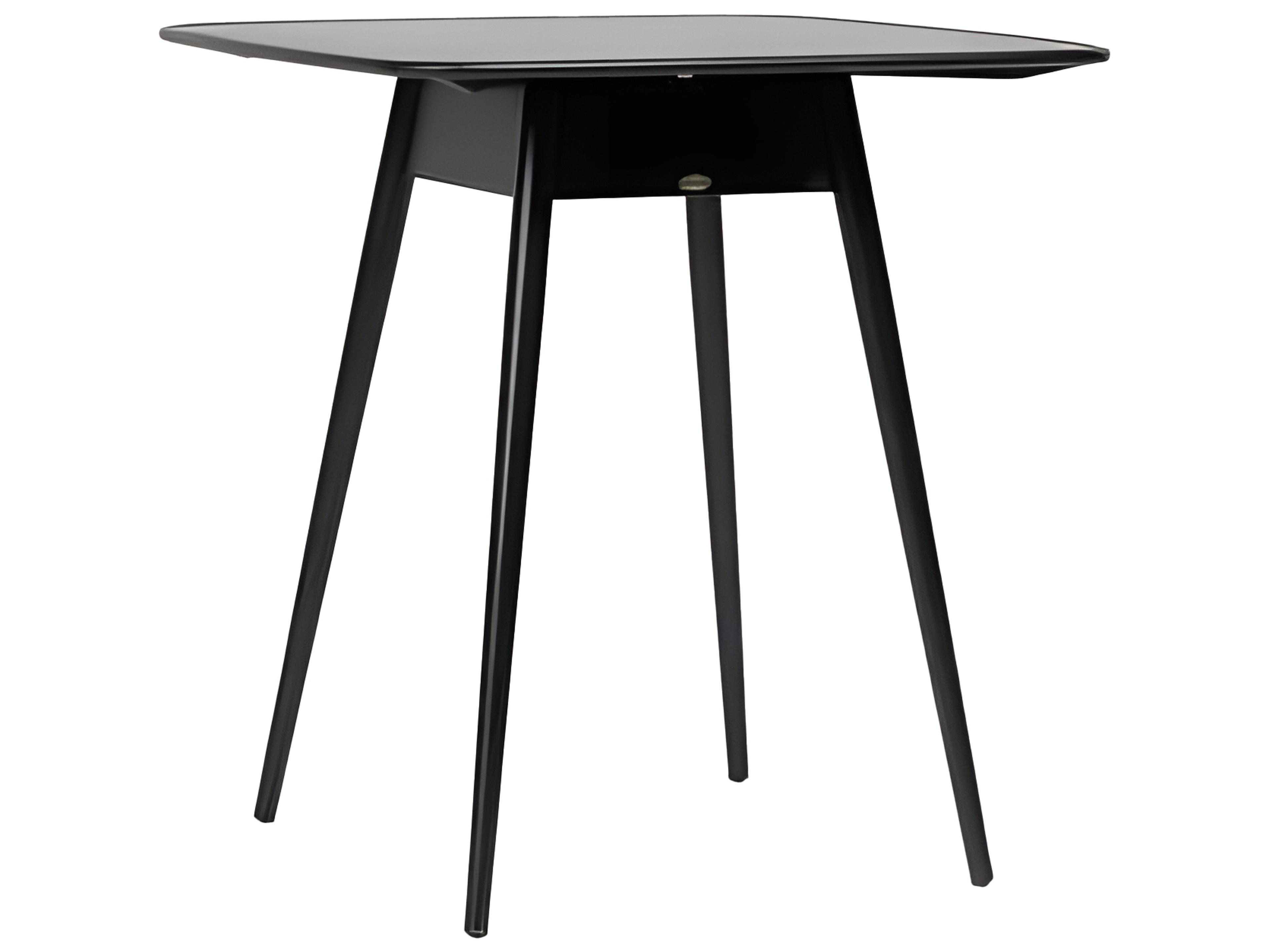 Ratana Alinea Silver Diva Night Aluminum Square Umbrella Hole Bar Table