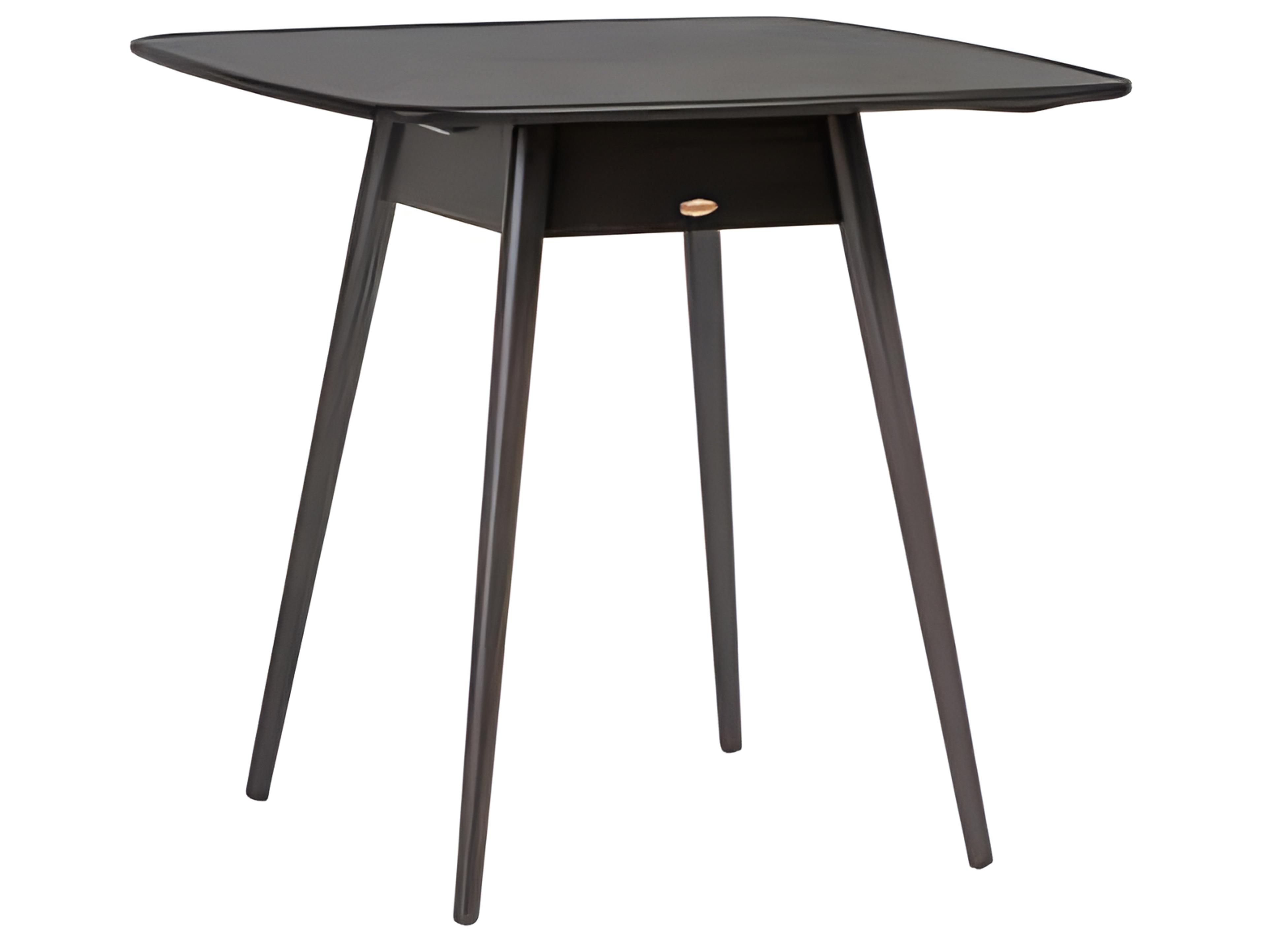 Ratana Alinea Silver Ash Grey Aluminum Square Umbrella Hole Counter Table