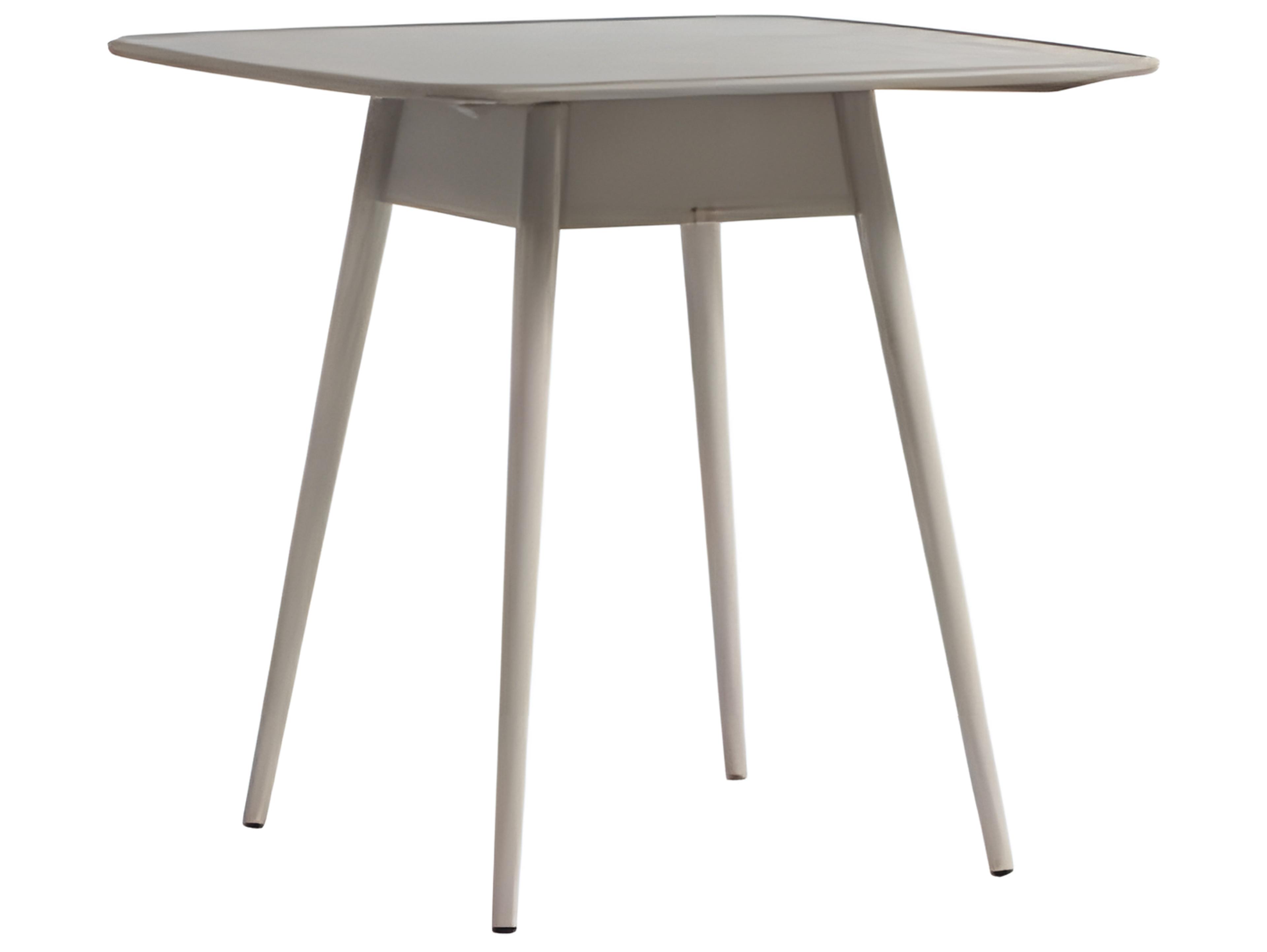 Ratana Alinea Silver Pearl Aluminum Square Umbrella Hole Counter Table