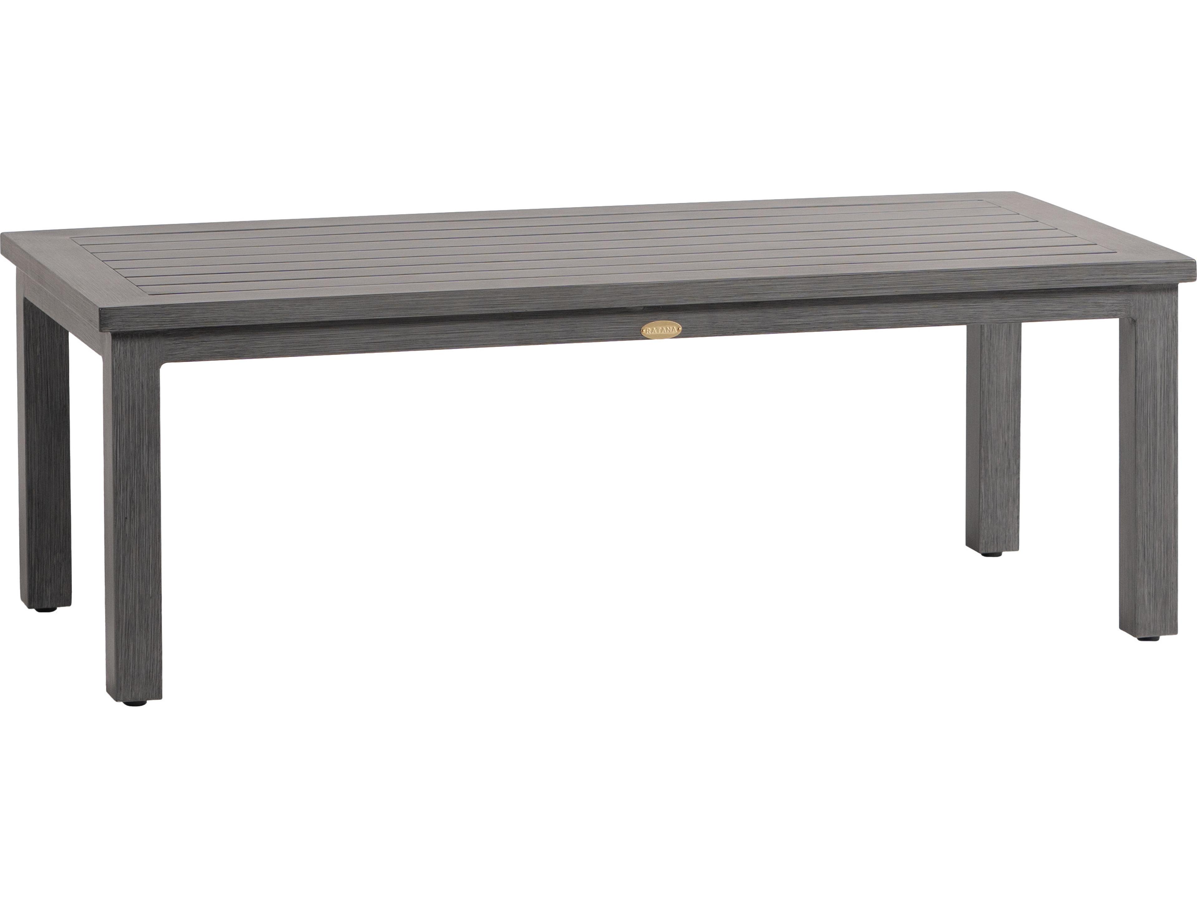 Ratana Canbria Tables Aluminum Rectangular Coffee Table