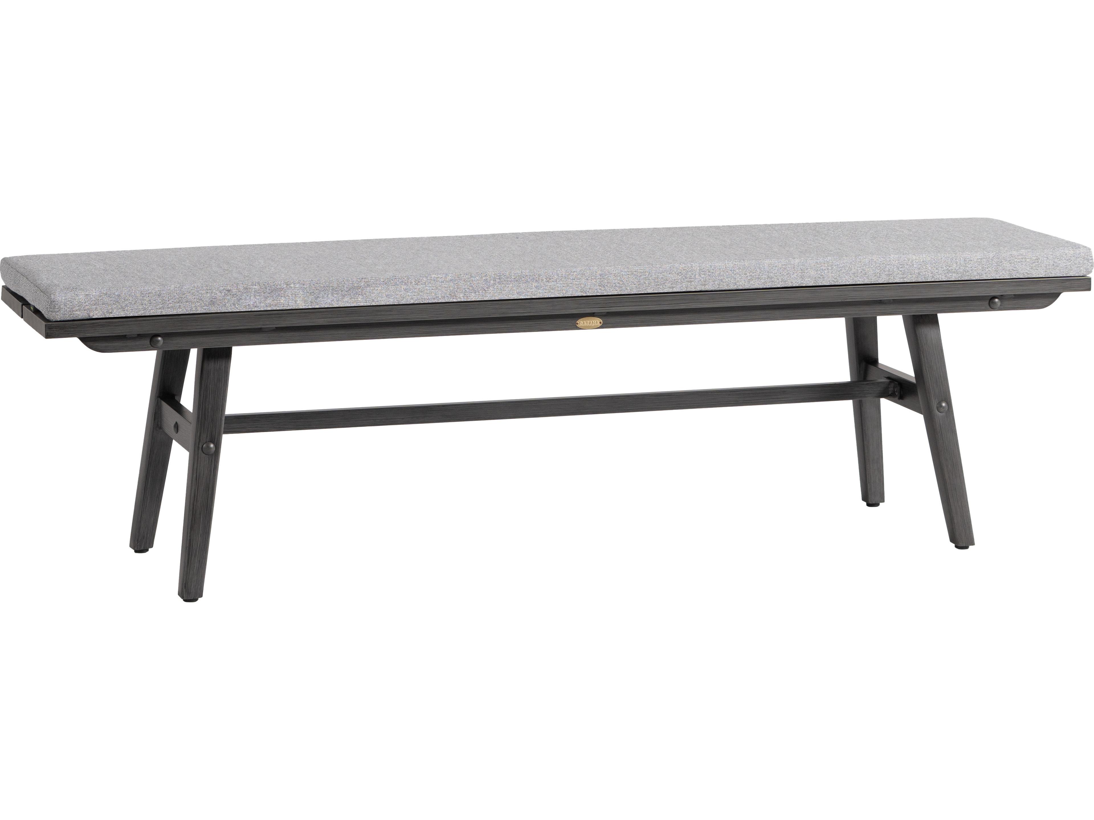 Ratana Canbria Tables Aluminum Cushion Bench