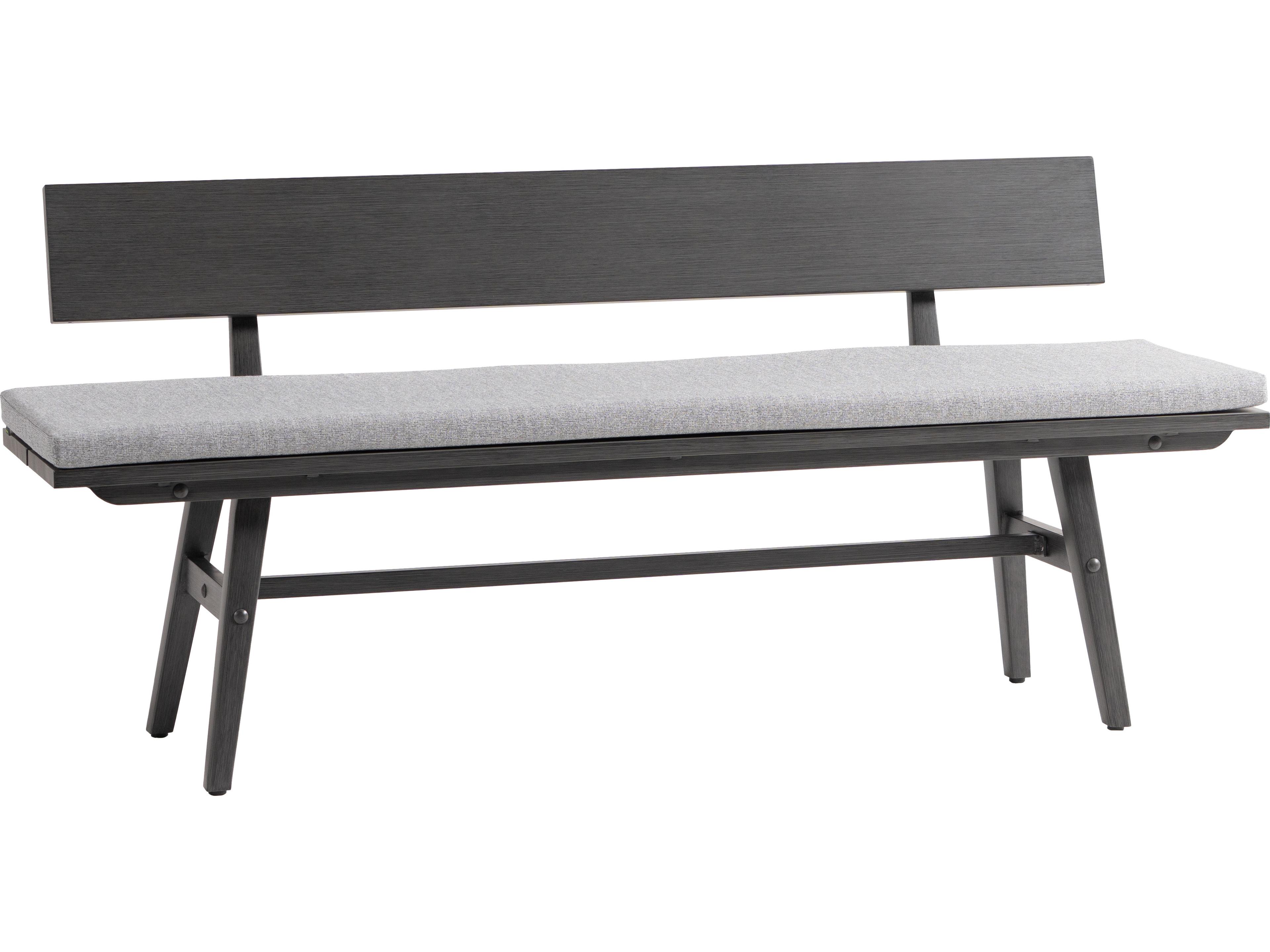 Ratana Canbria Tables Aluminum Cushion Bench