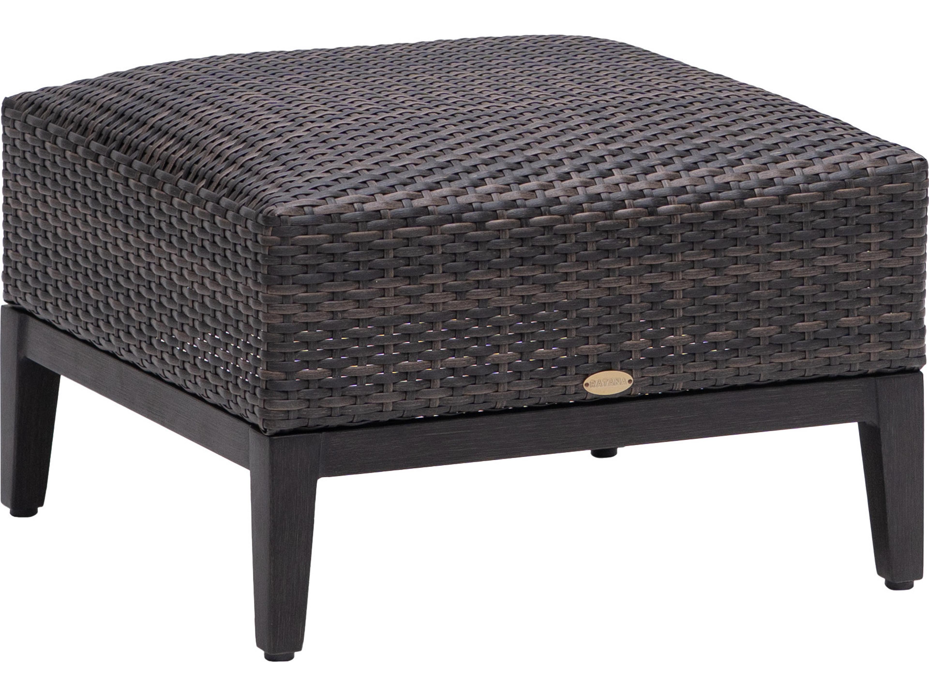 Ratana Biltmore Aluminum Wicker Ottoman