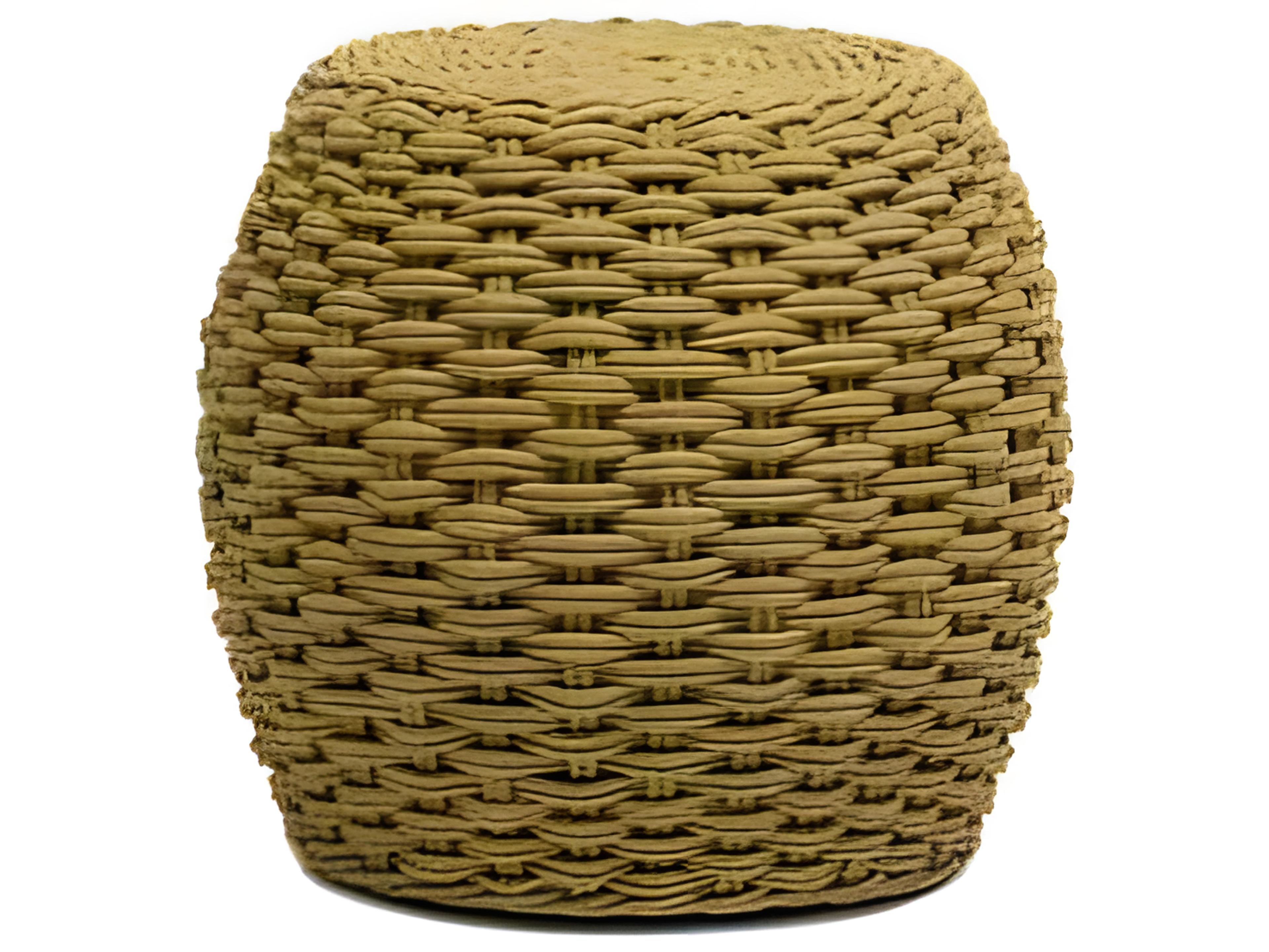 Ratana Giro Aluminum Strap Ottoman