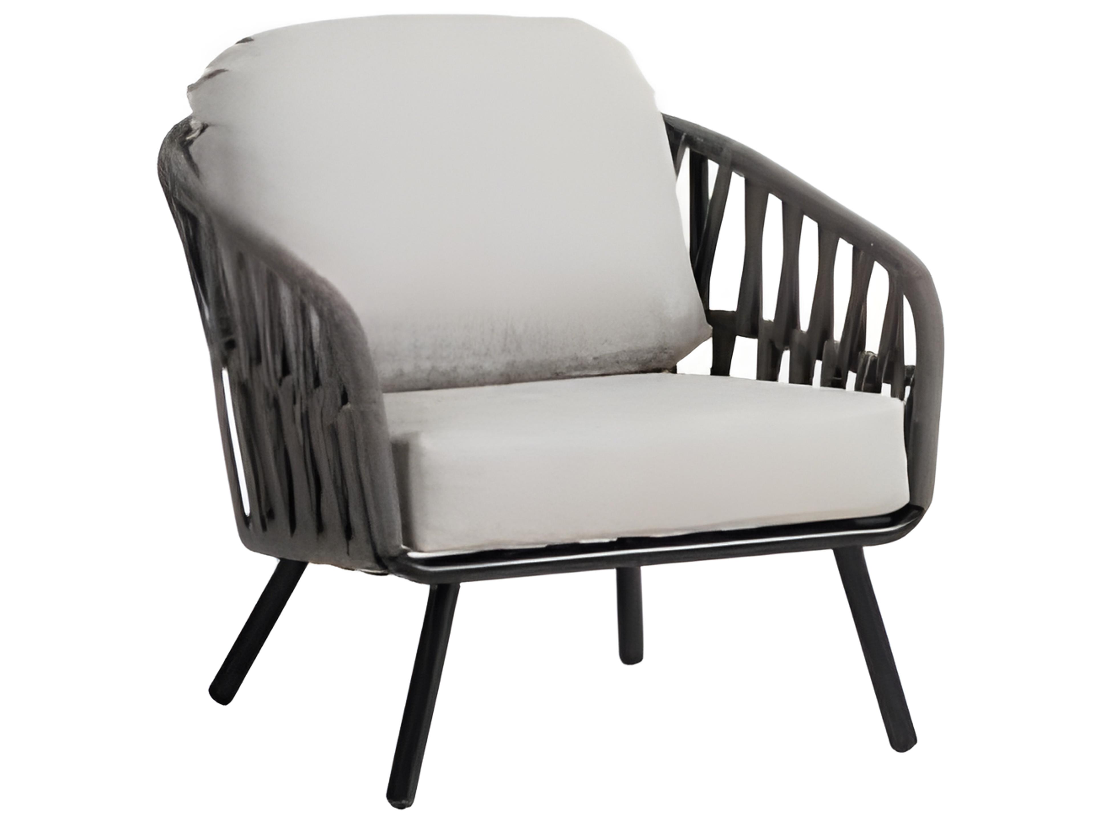 Ratana Hamptons Silver Diva Night Aluminum Cushion Lounge Chair