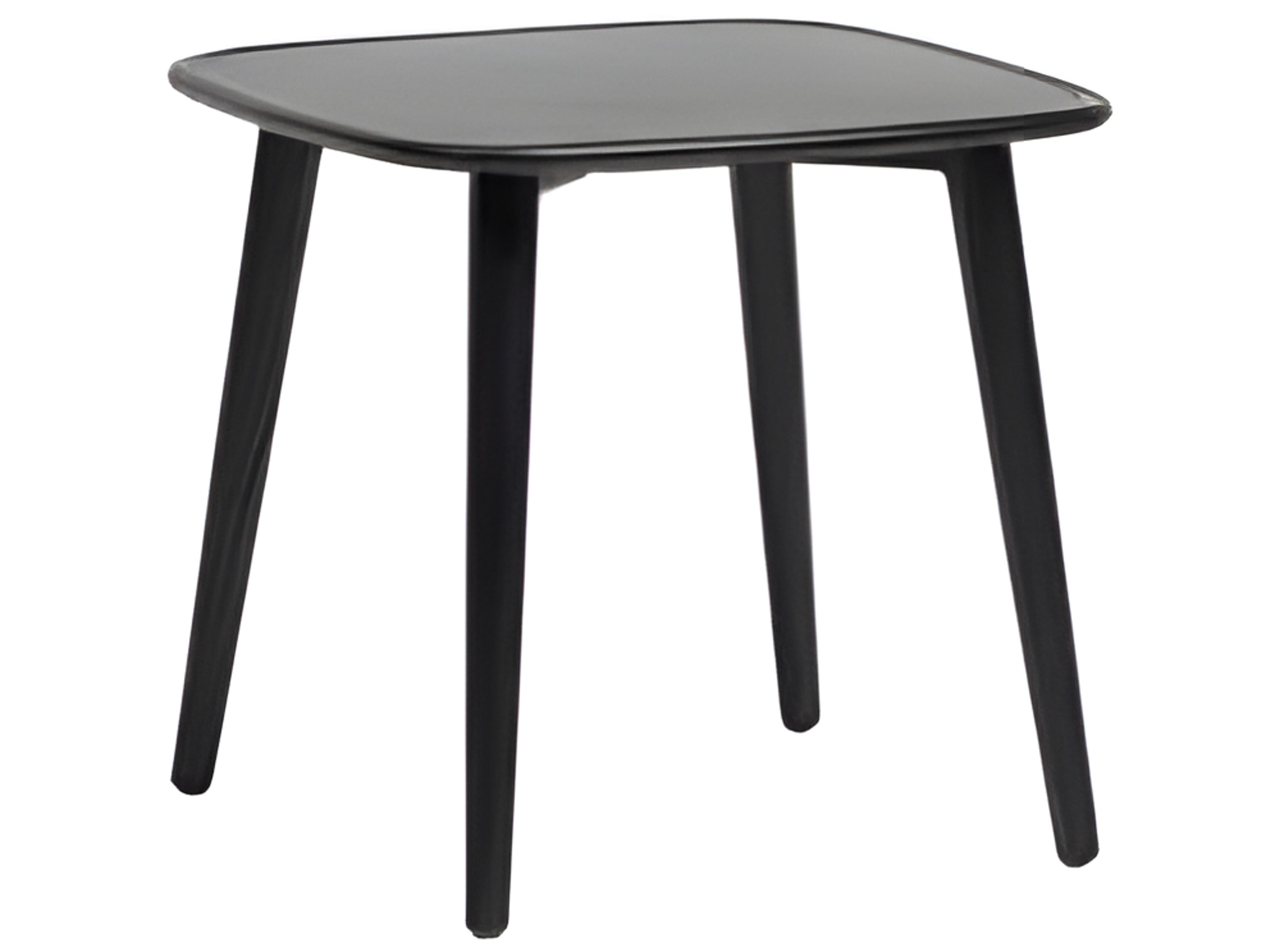 Ratana Hamptons Silver Diva Night Aluminum Square End Table