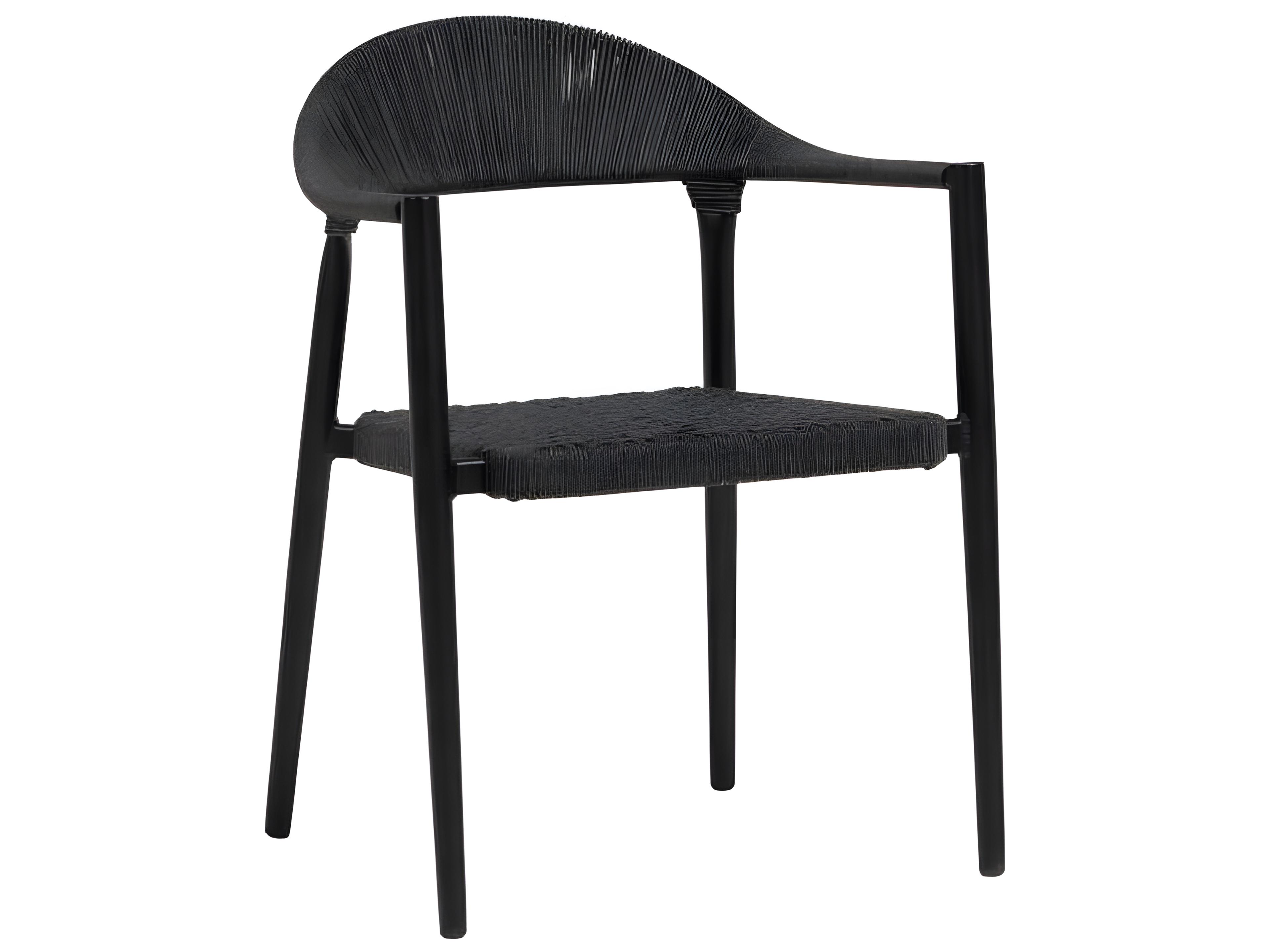 Ratana Ballina Silver Diva Night Aluminum Strap Dining Chair