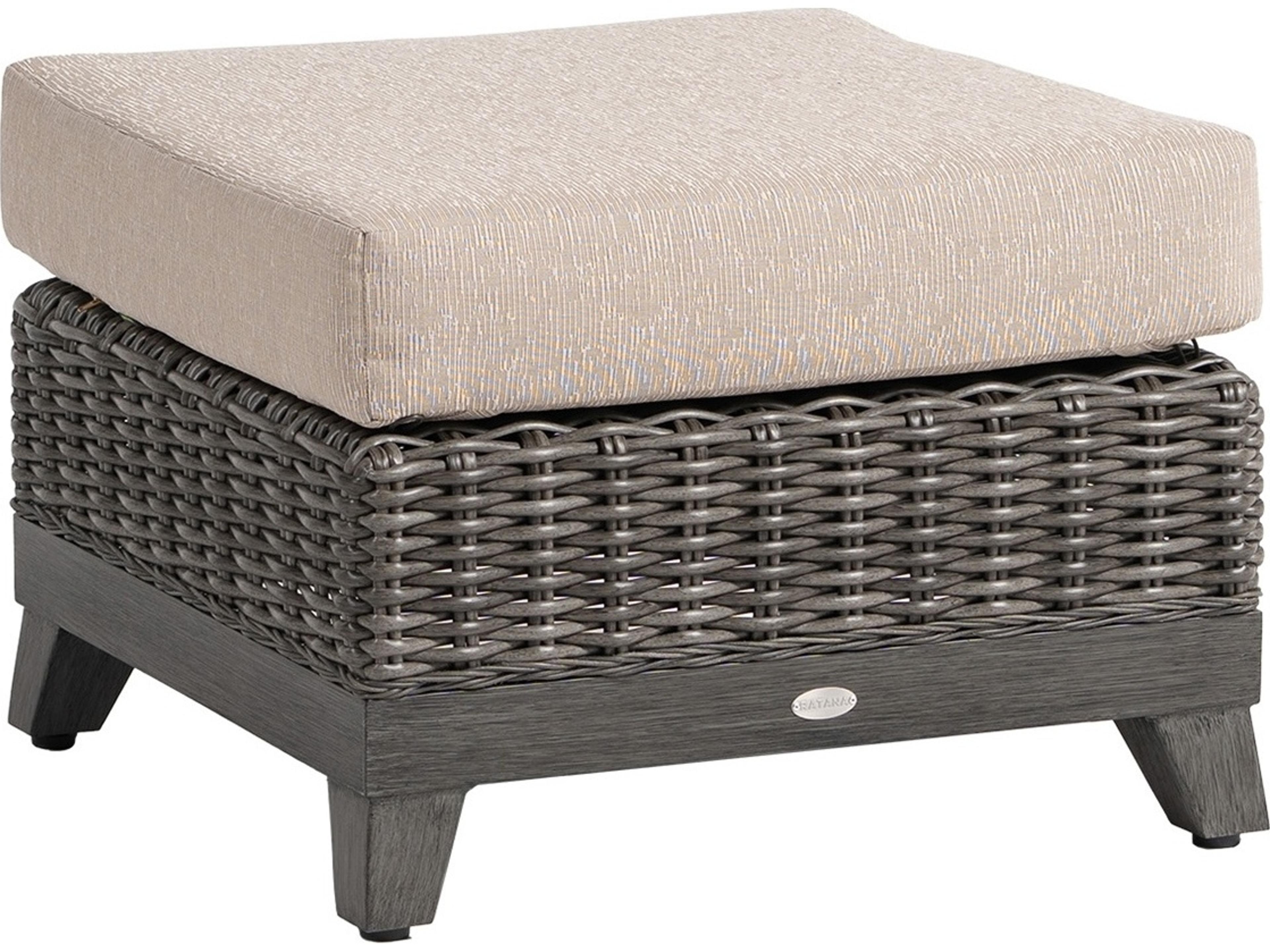 Ratana Mission Hill Wicker Cushion Ottoman