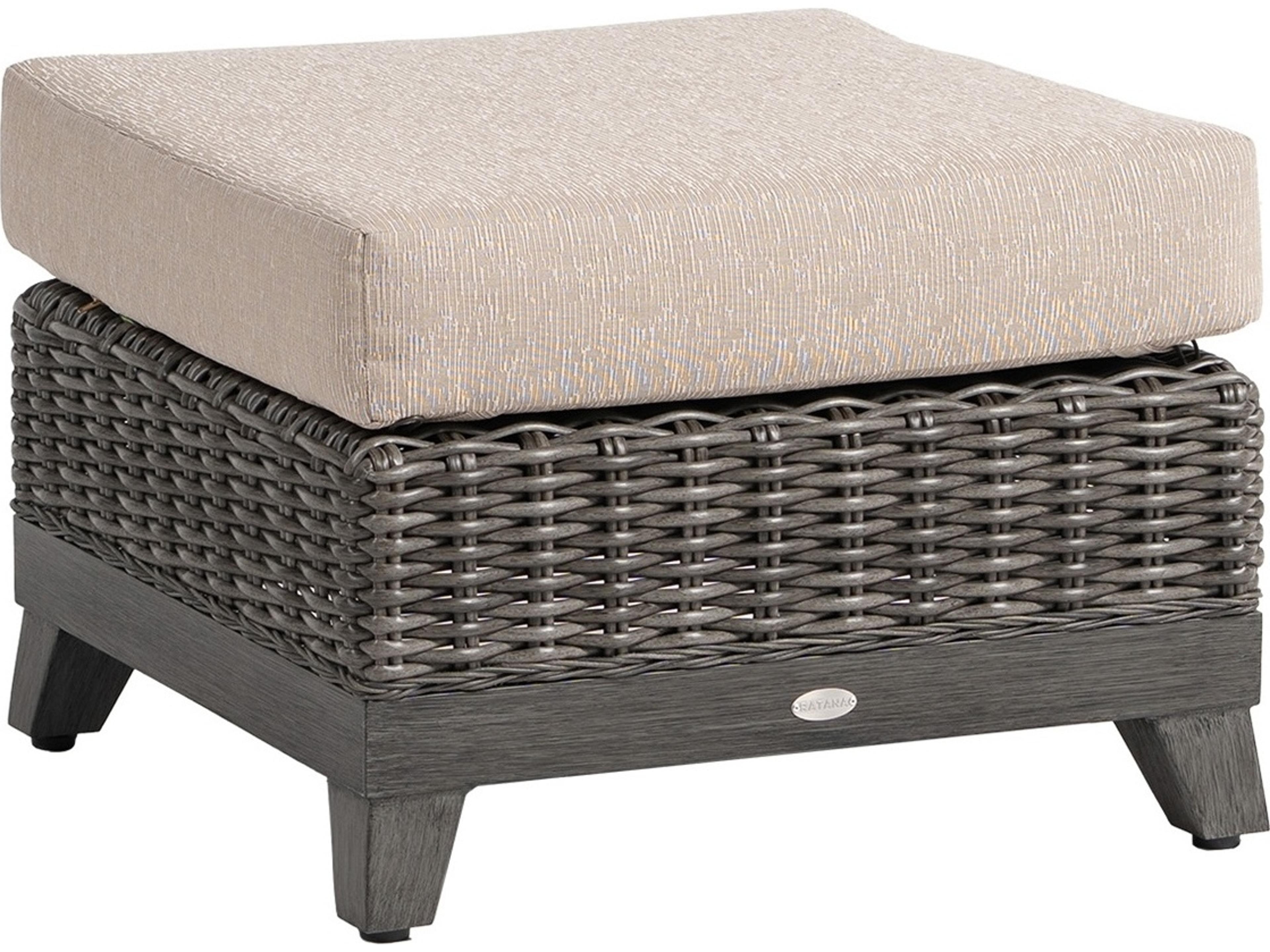 Ratana Budapest Wicker Cushion Ottoman