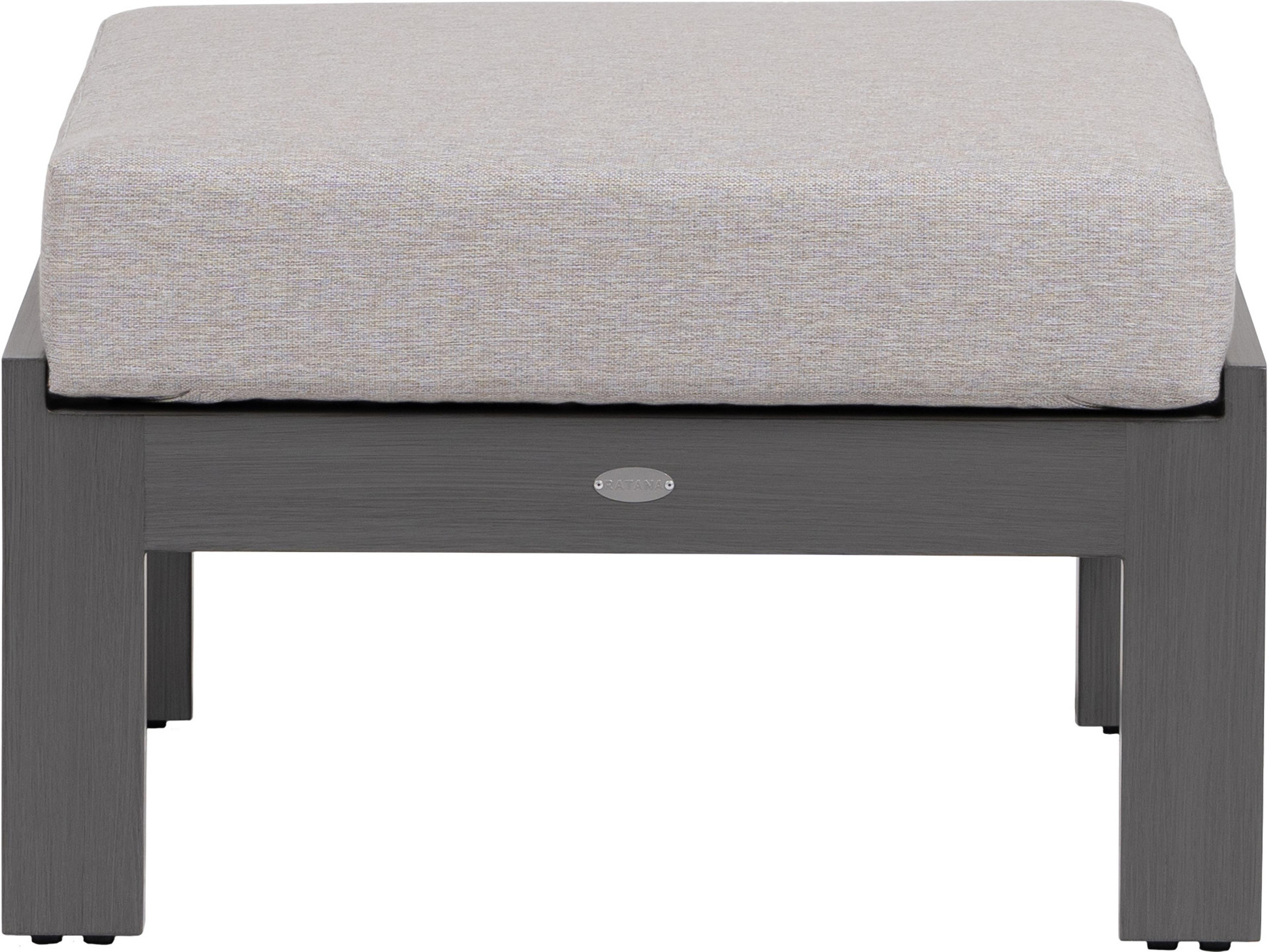 Ratana Oasis Aluminum Cushion Ottoman