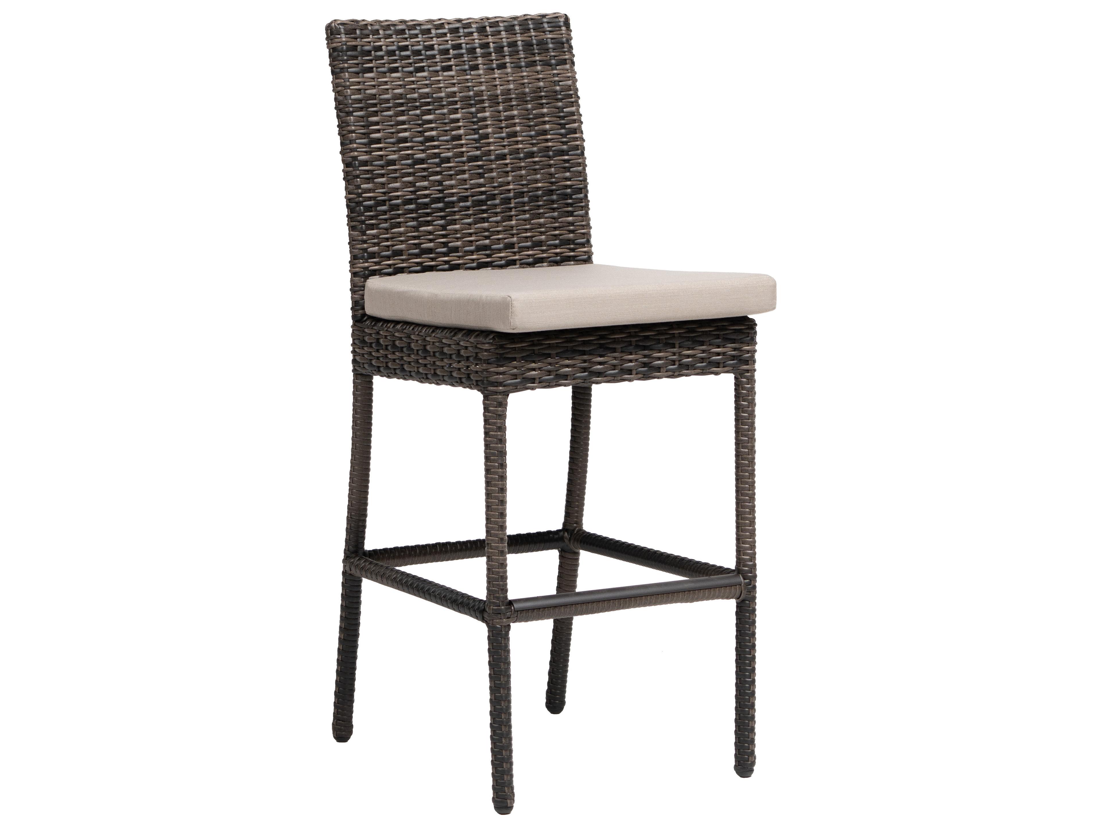 Ratana Coral Gables Aluminum Wicker Bar Stool
