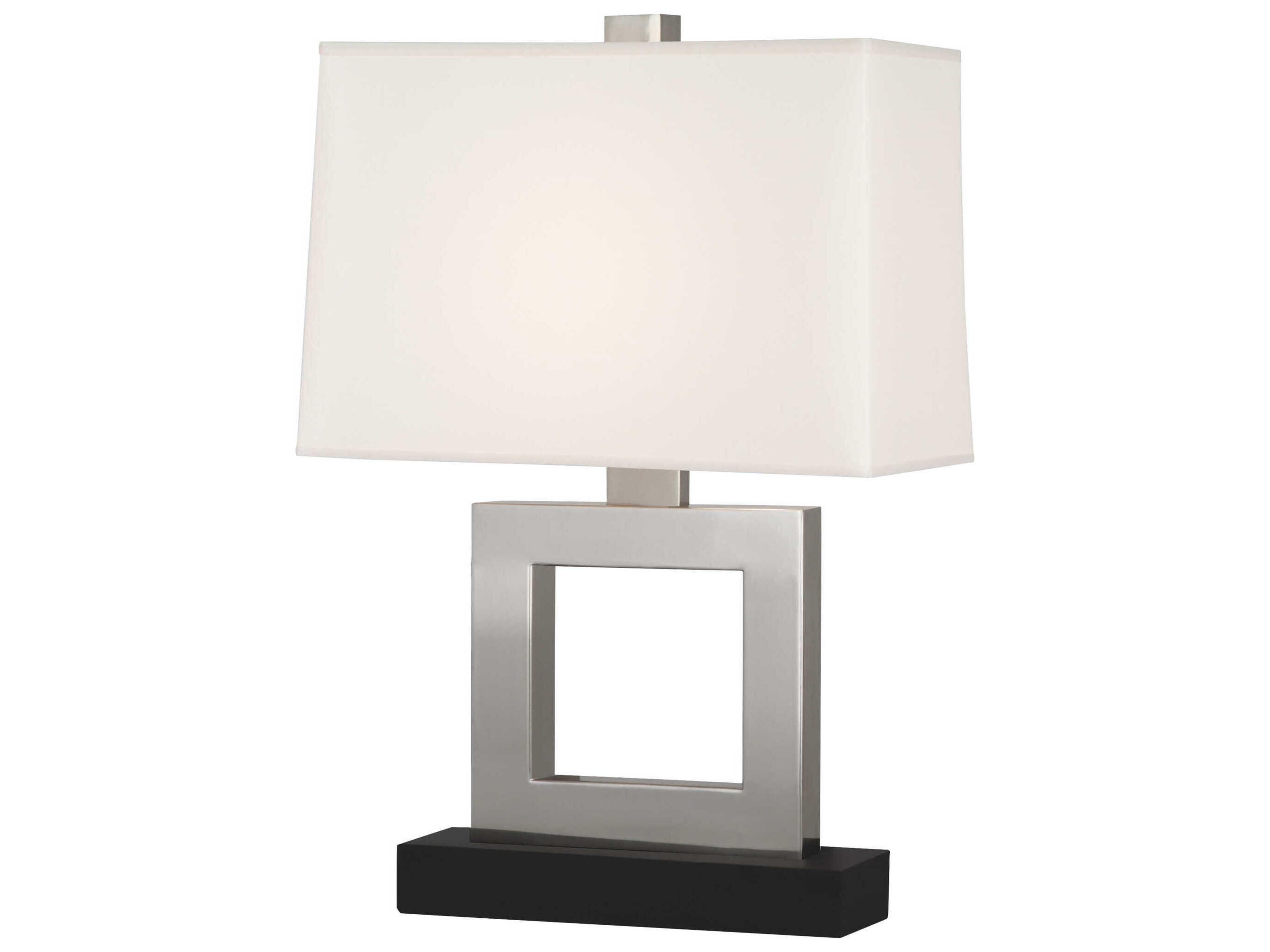 Robert Abbey Doughnut Antique Silver Table Lamp