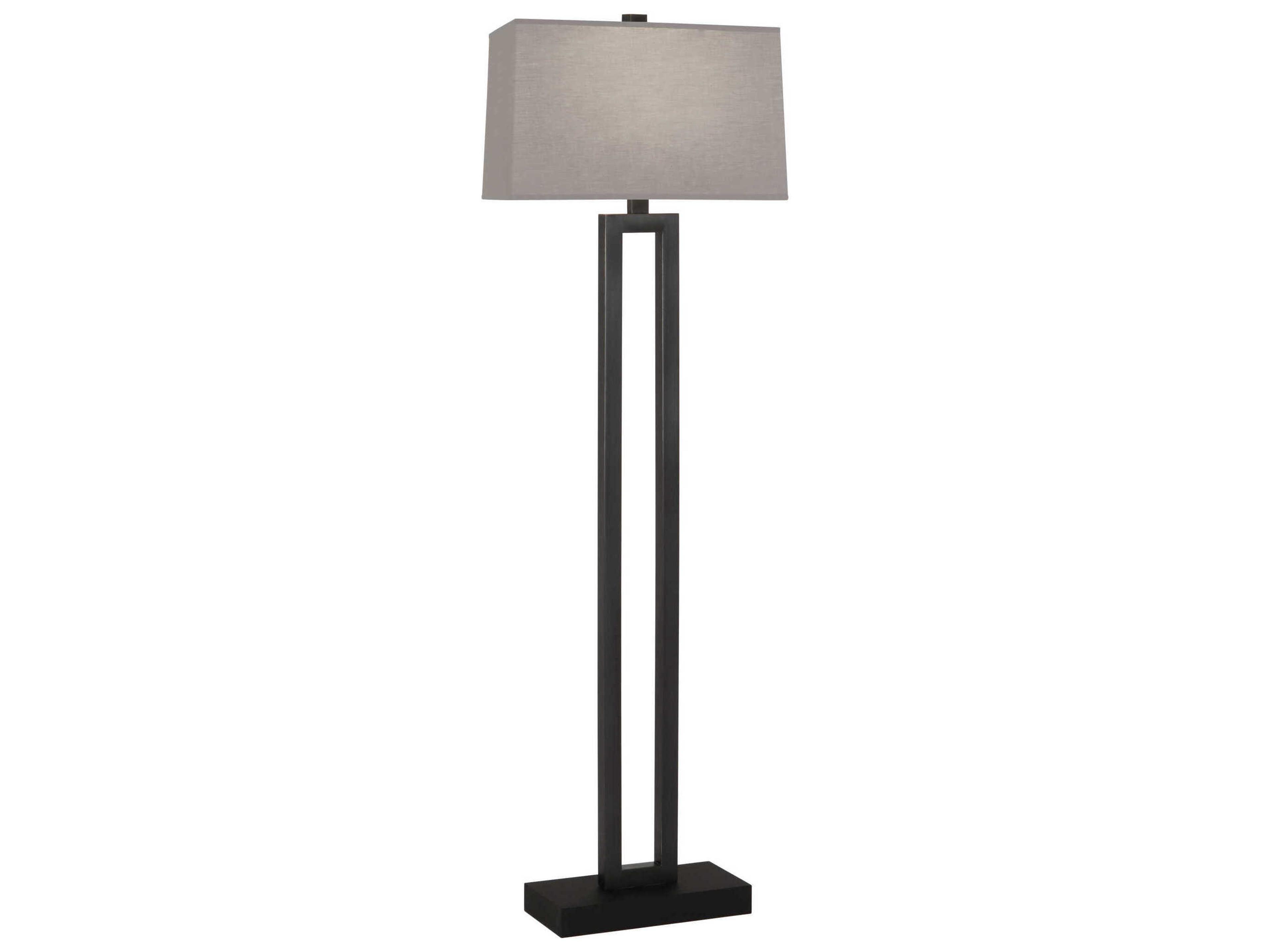 Robert Abbey Doughnut Deep Patina Bronze Floor Lamp