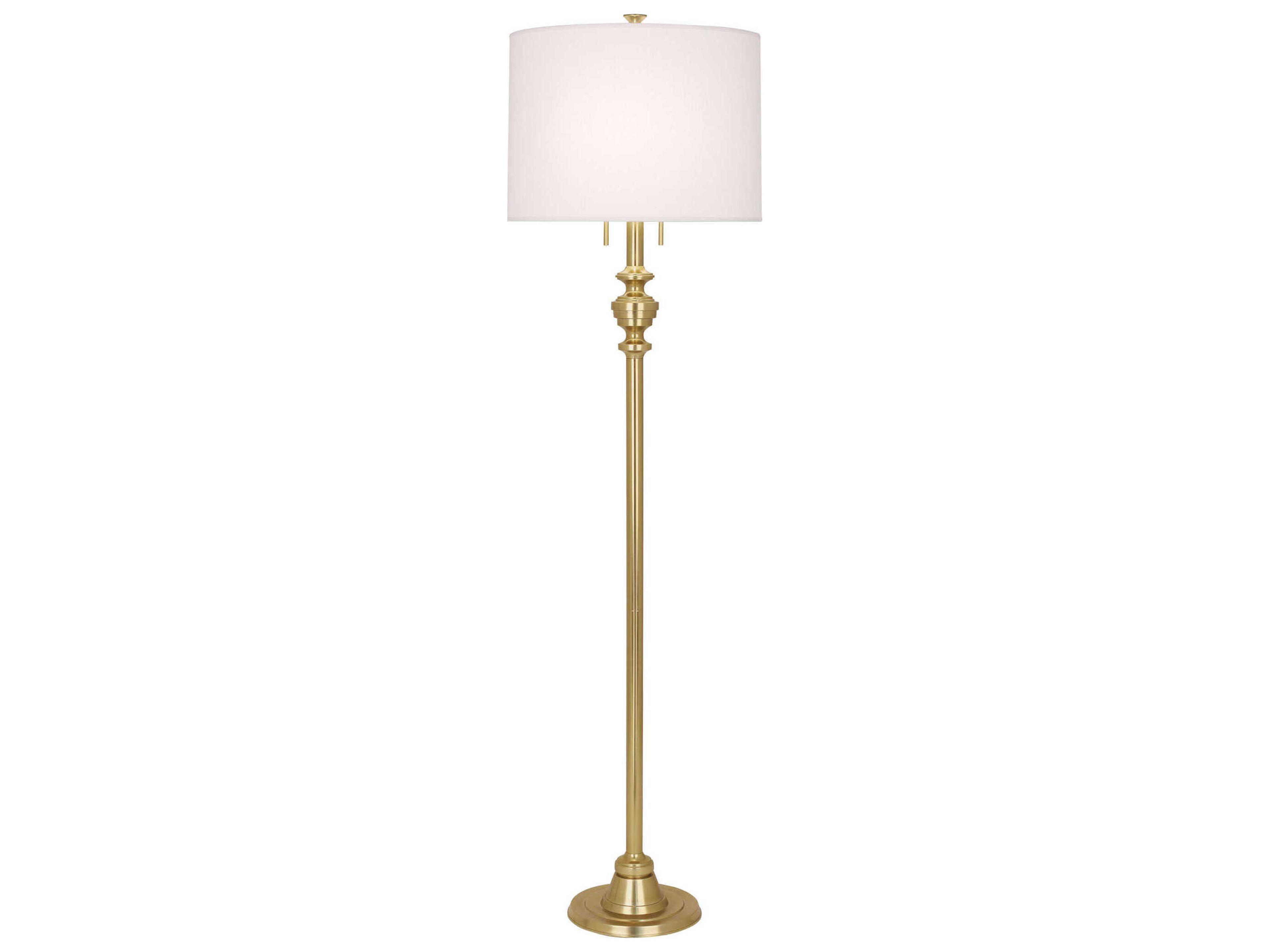 Robert Abbey Arthur Modern Brass Floor Lamp