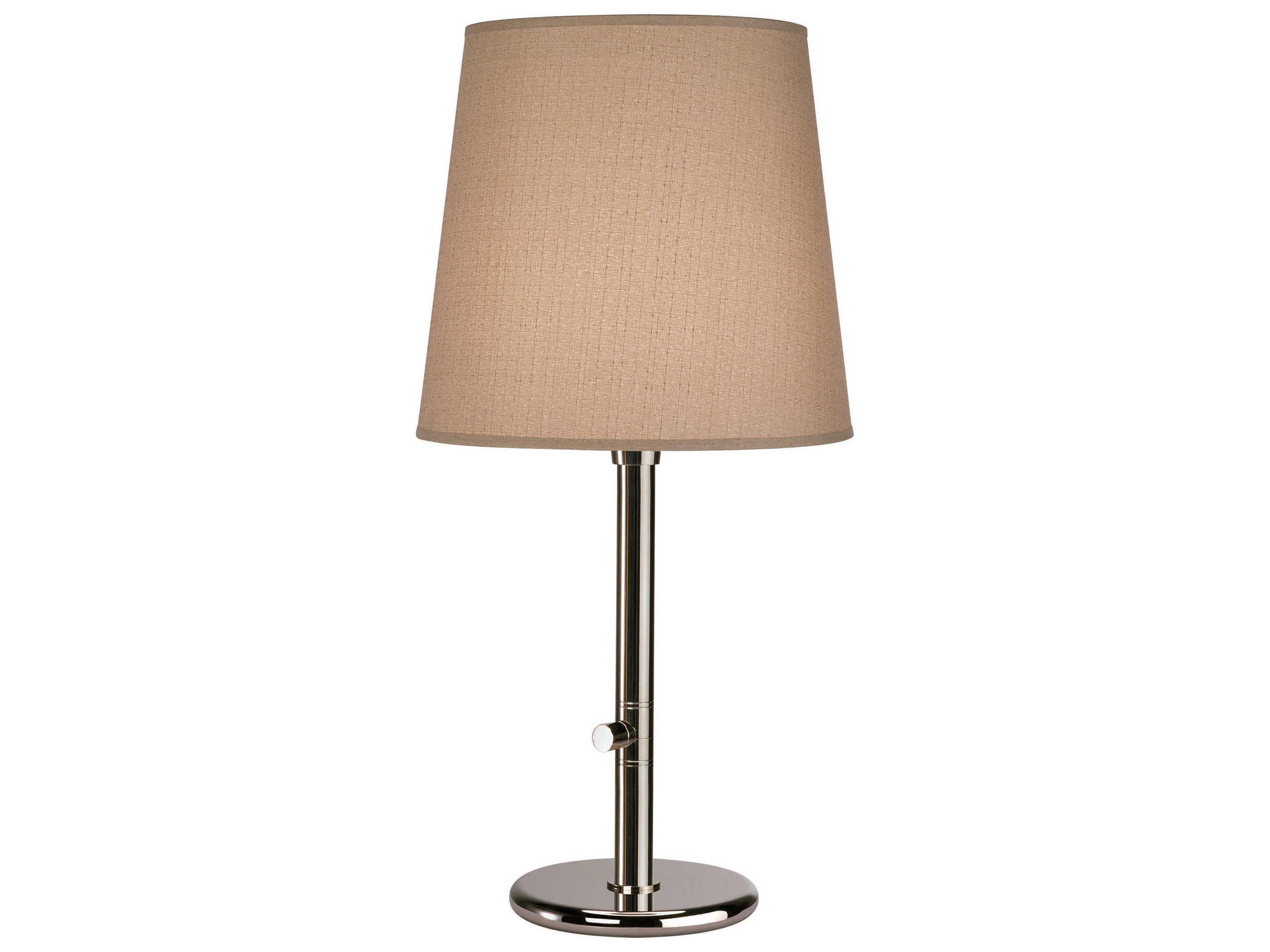Robert Abbey Rico Espinet Buster Chica Polished Nickel Buffet Lamp