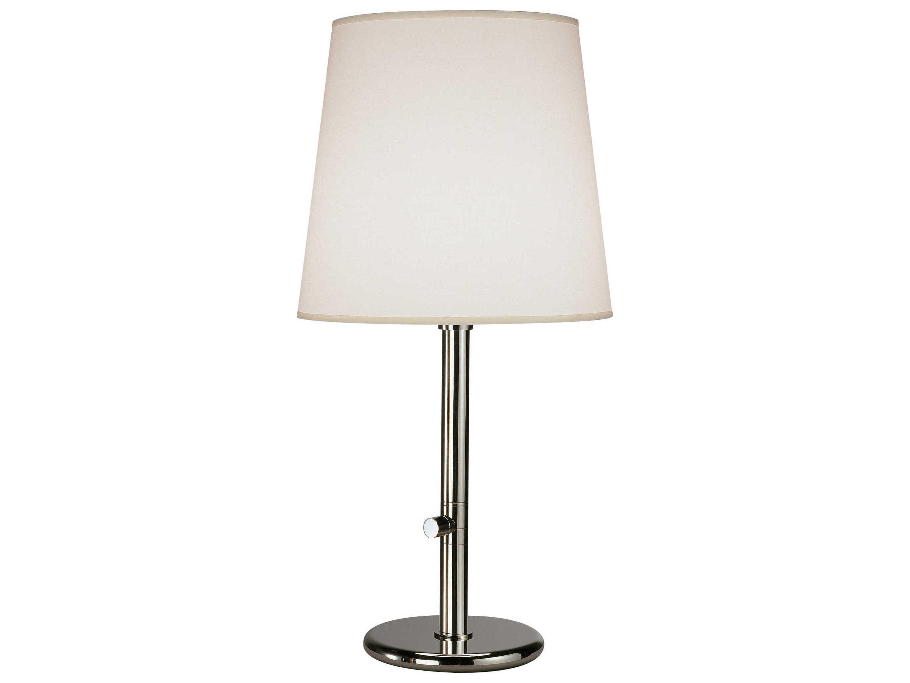 Robert Abbey Rico Espinet Buster Chica Polished Nickel Buffet Lamp