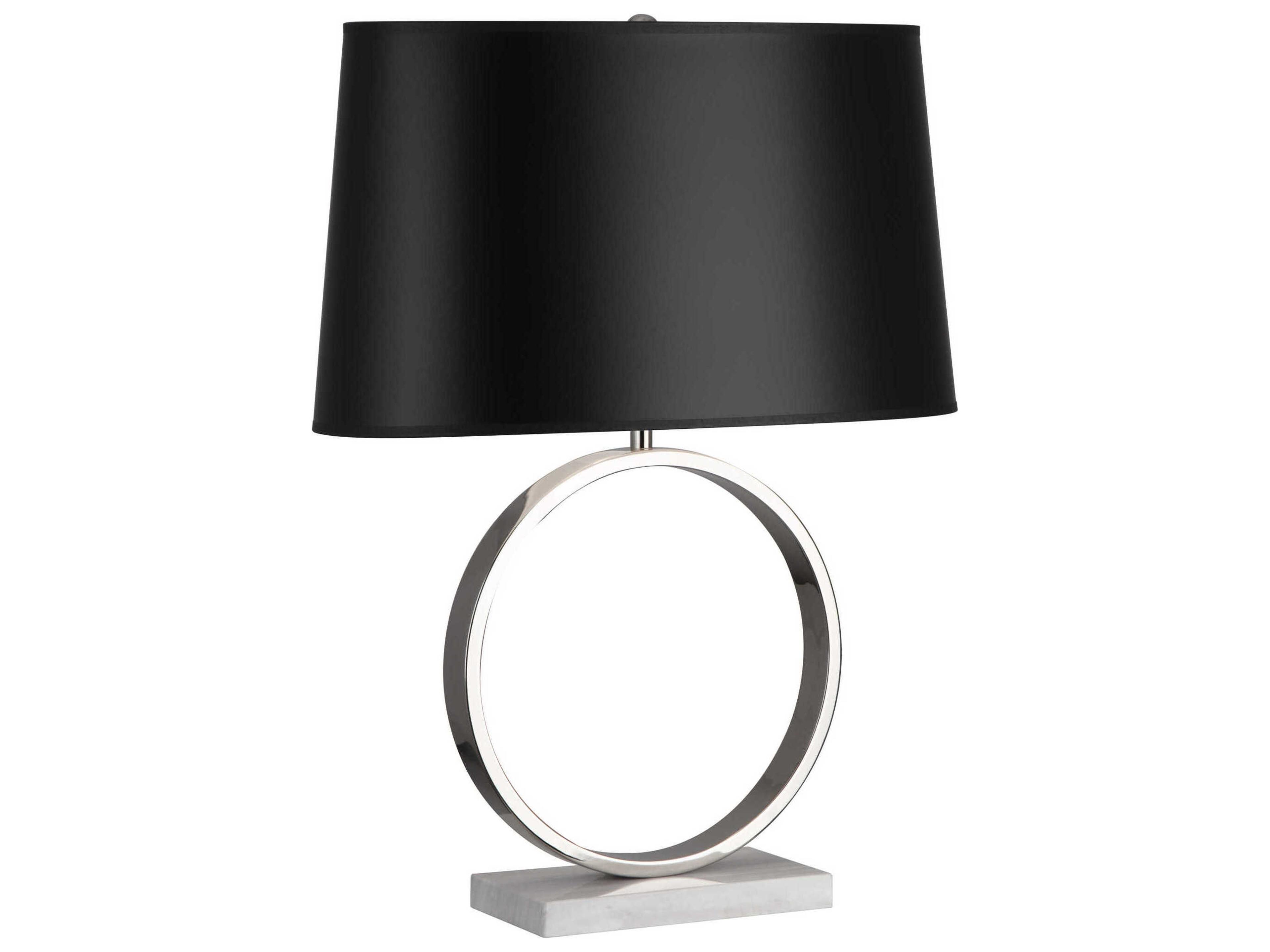 Robert Abbey Logan Polished Nickel Table Lamp