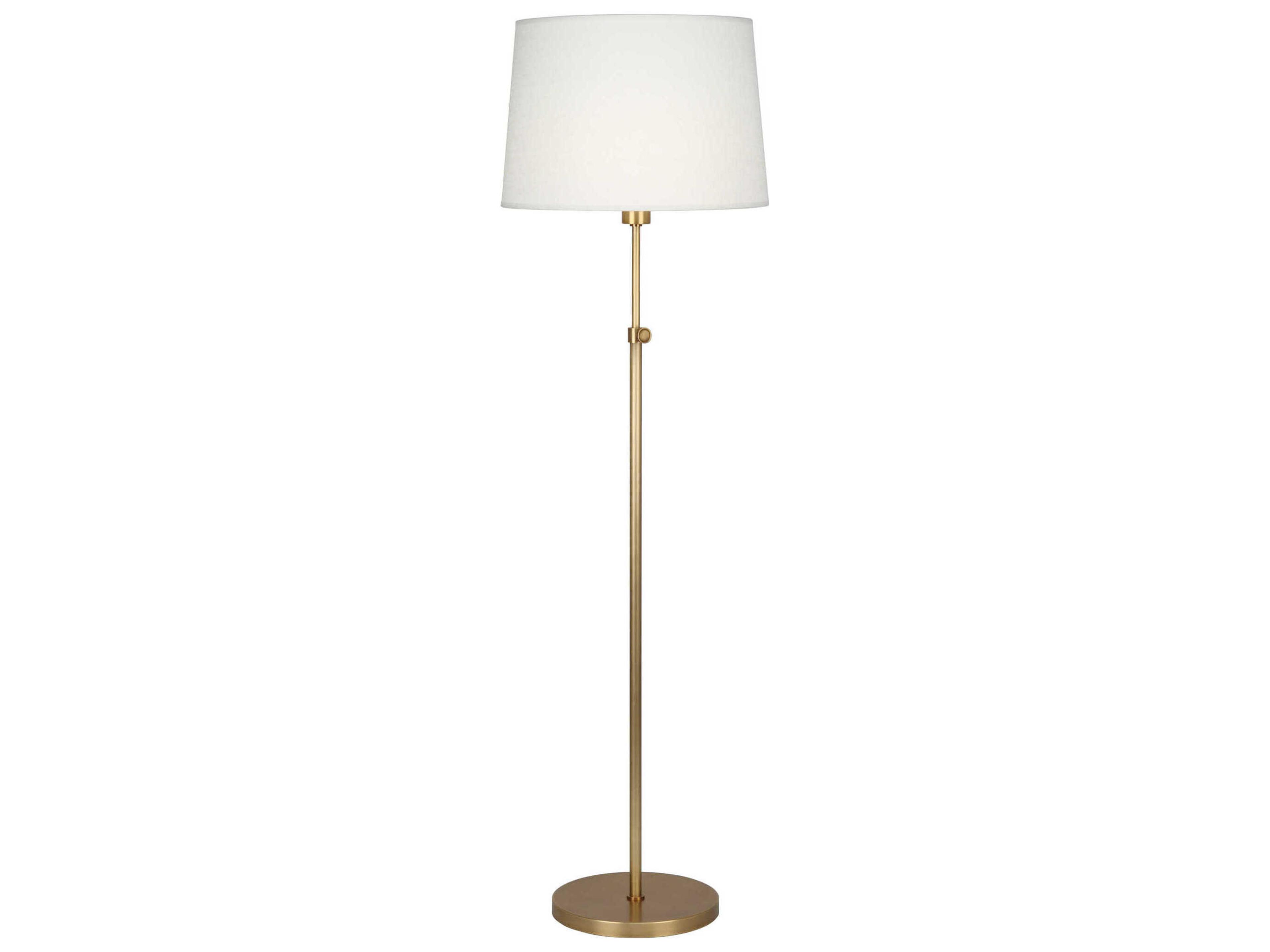 Robert Abbey Koleman Aged Brass Floor Lamp