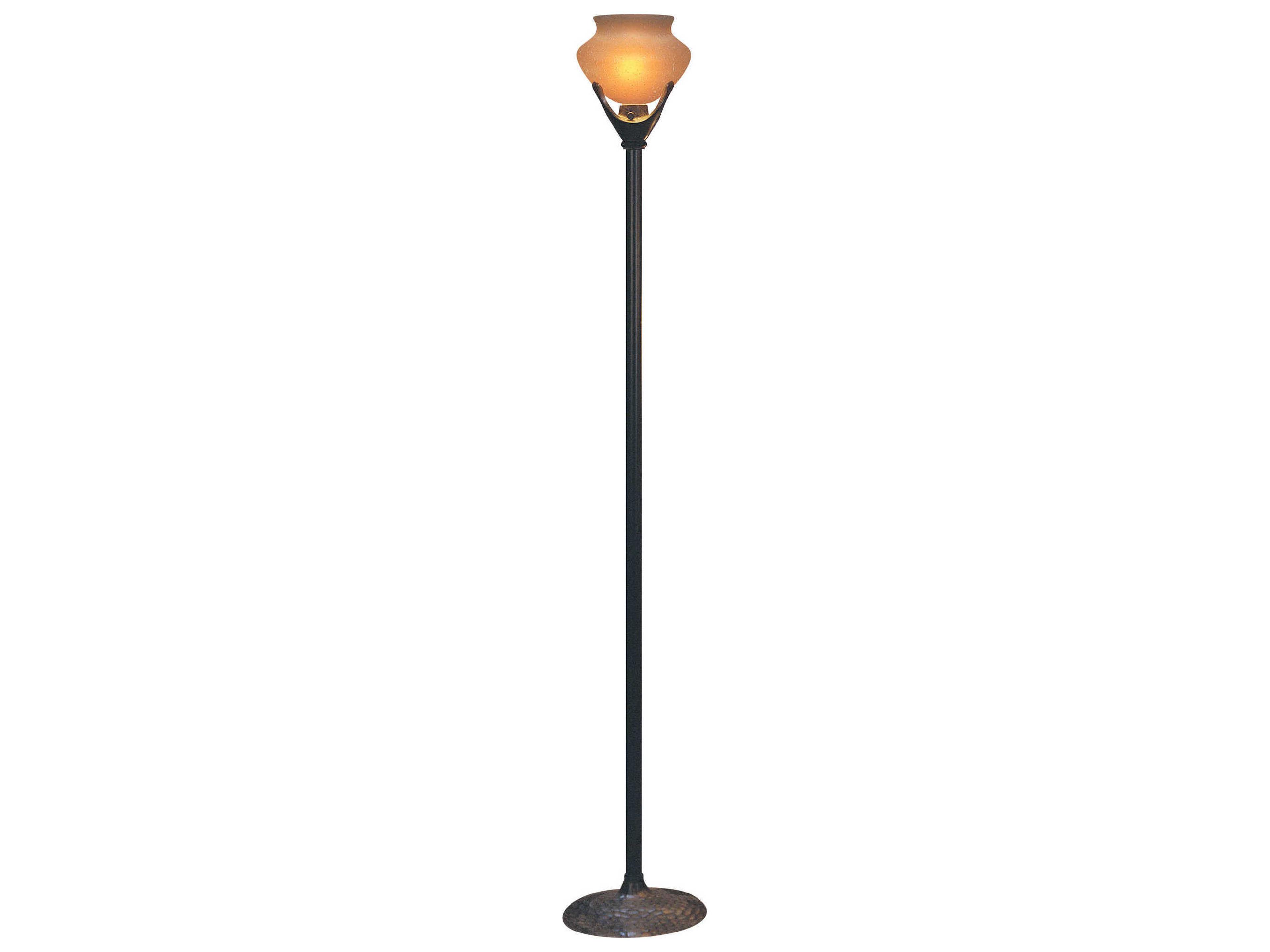 Robert Abbey Beaux Arts Antiqued Rust Bronze Floor Lamp