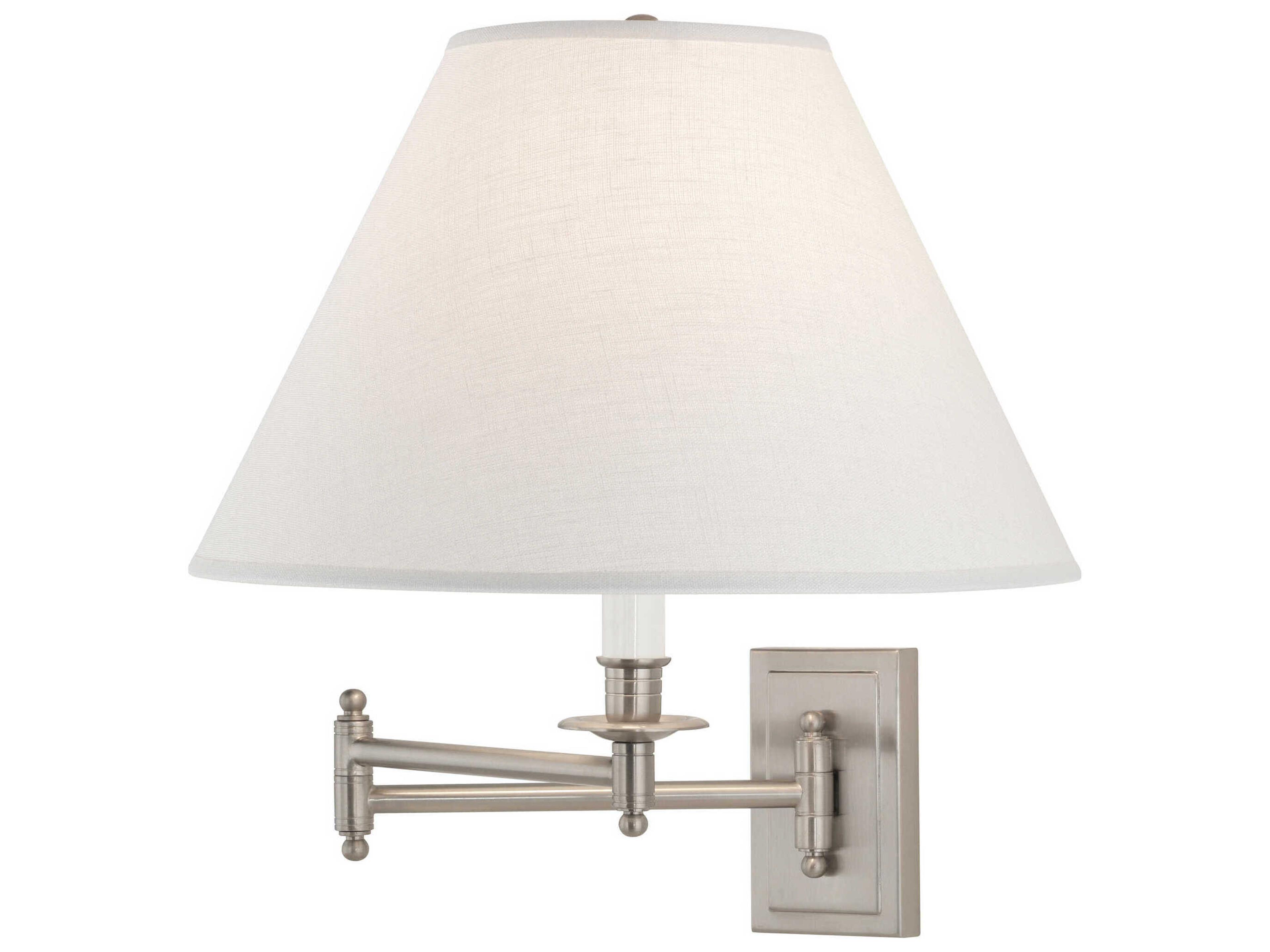 Robert Abbey Kinetic 1-Light Brushed Chrome Swing Wall Sconce