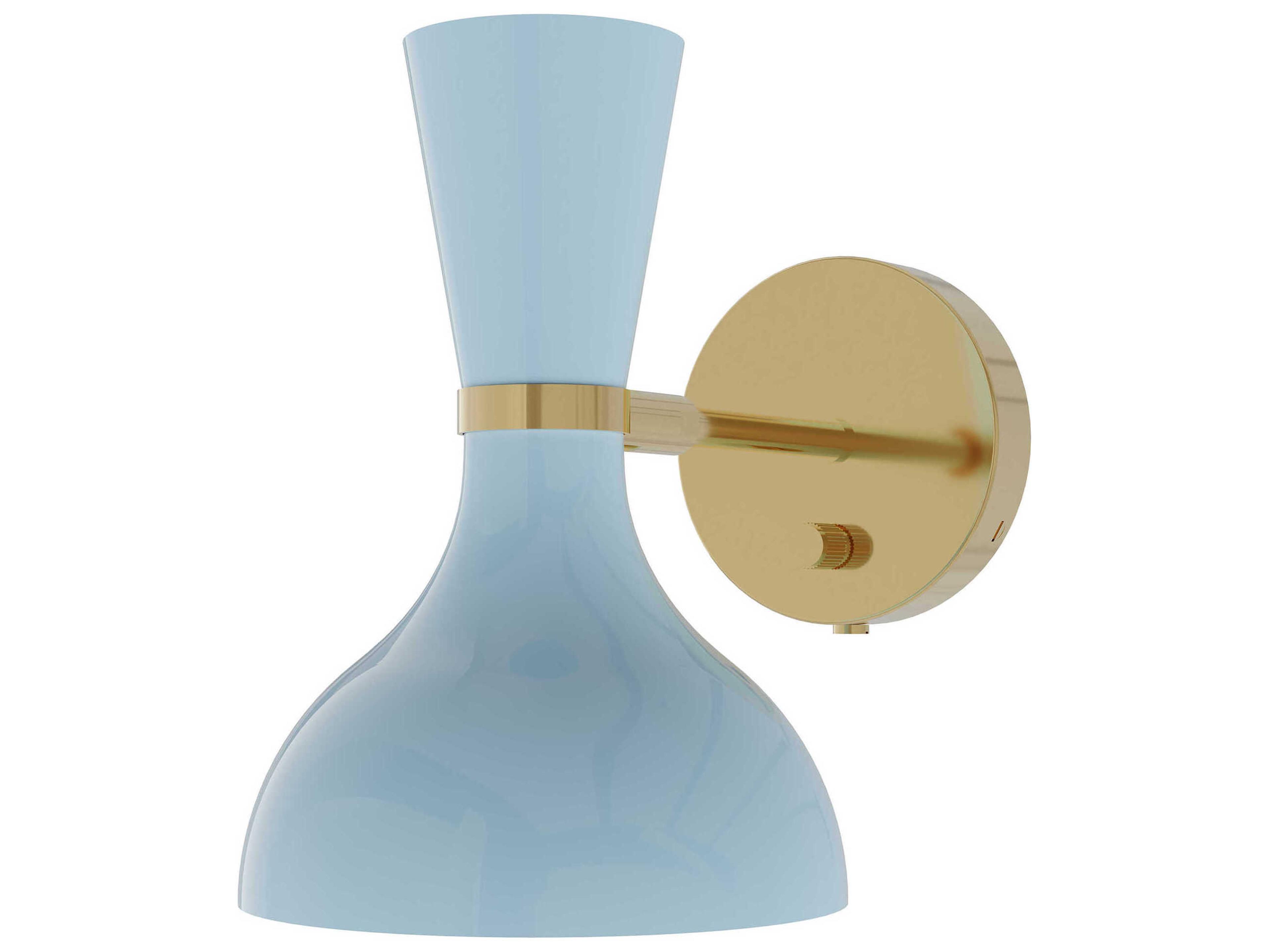Robert Abbey Clare 1-Light Baby Blue Wall Sconce