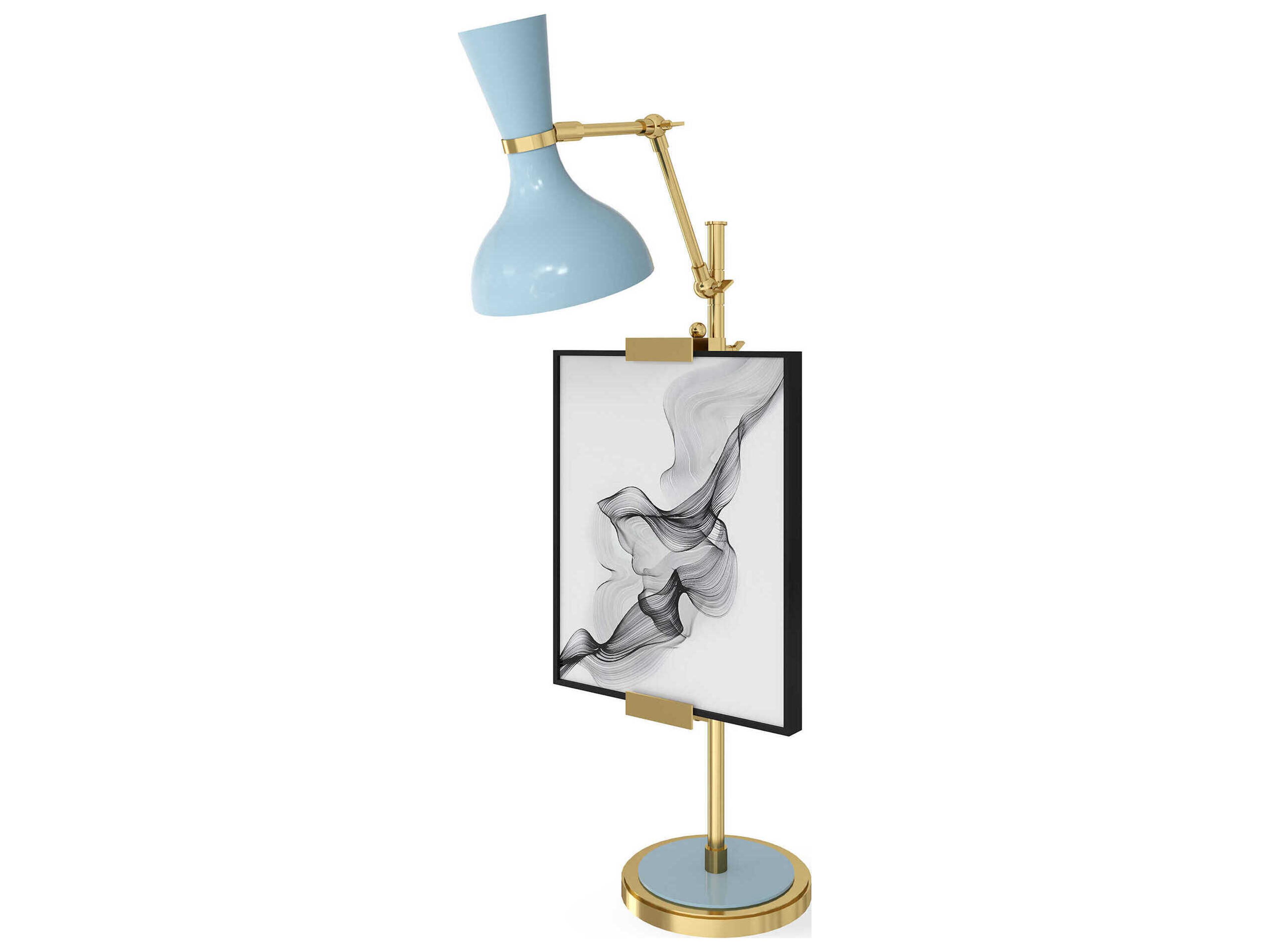 Robert Abbey Clare Baby Blue Buffet Lamp