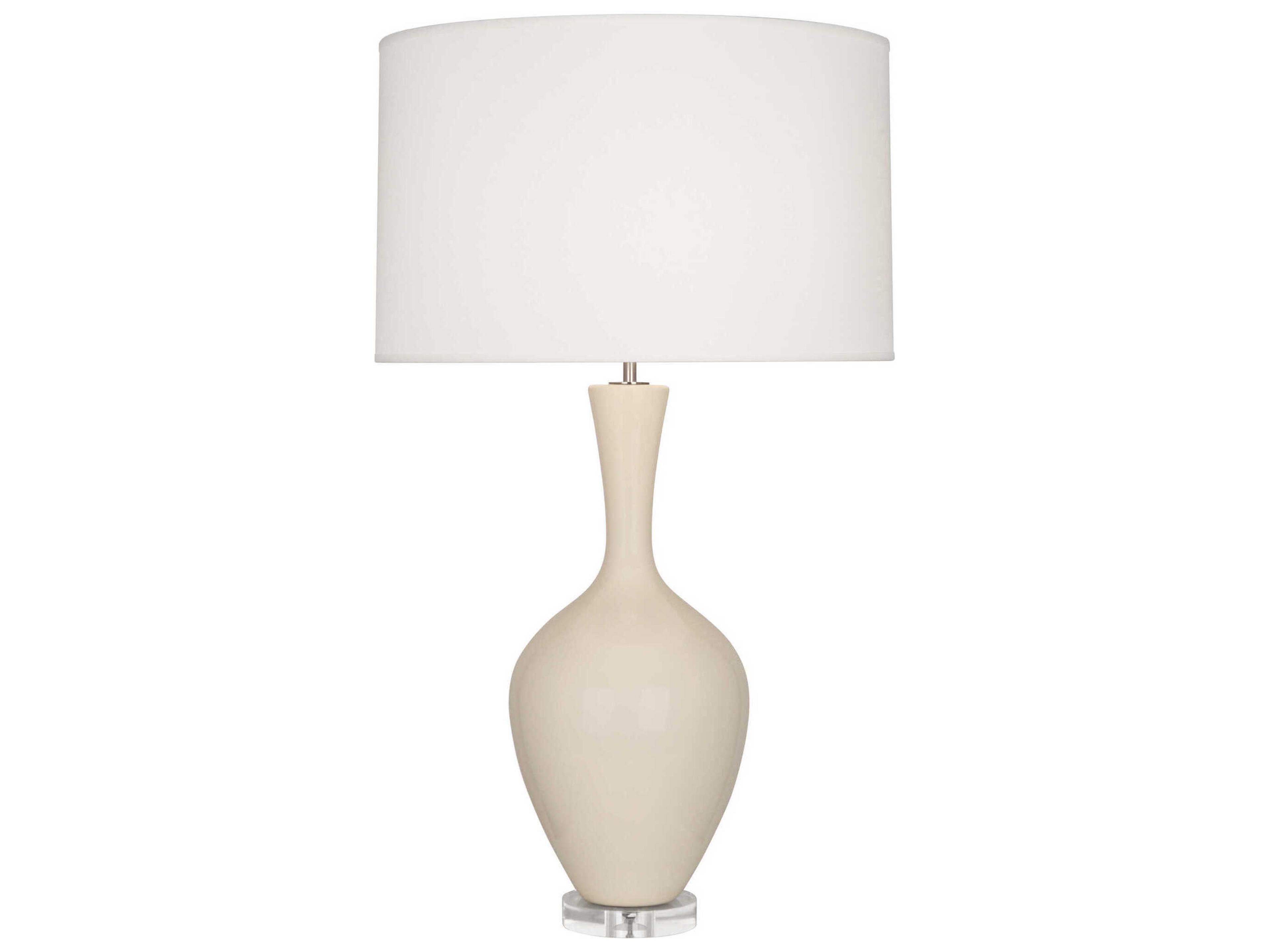 Robert Abbey Audrey Bone Glazed Off White Buffet Lamp