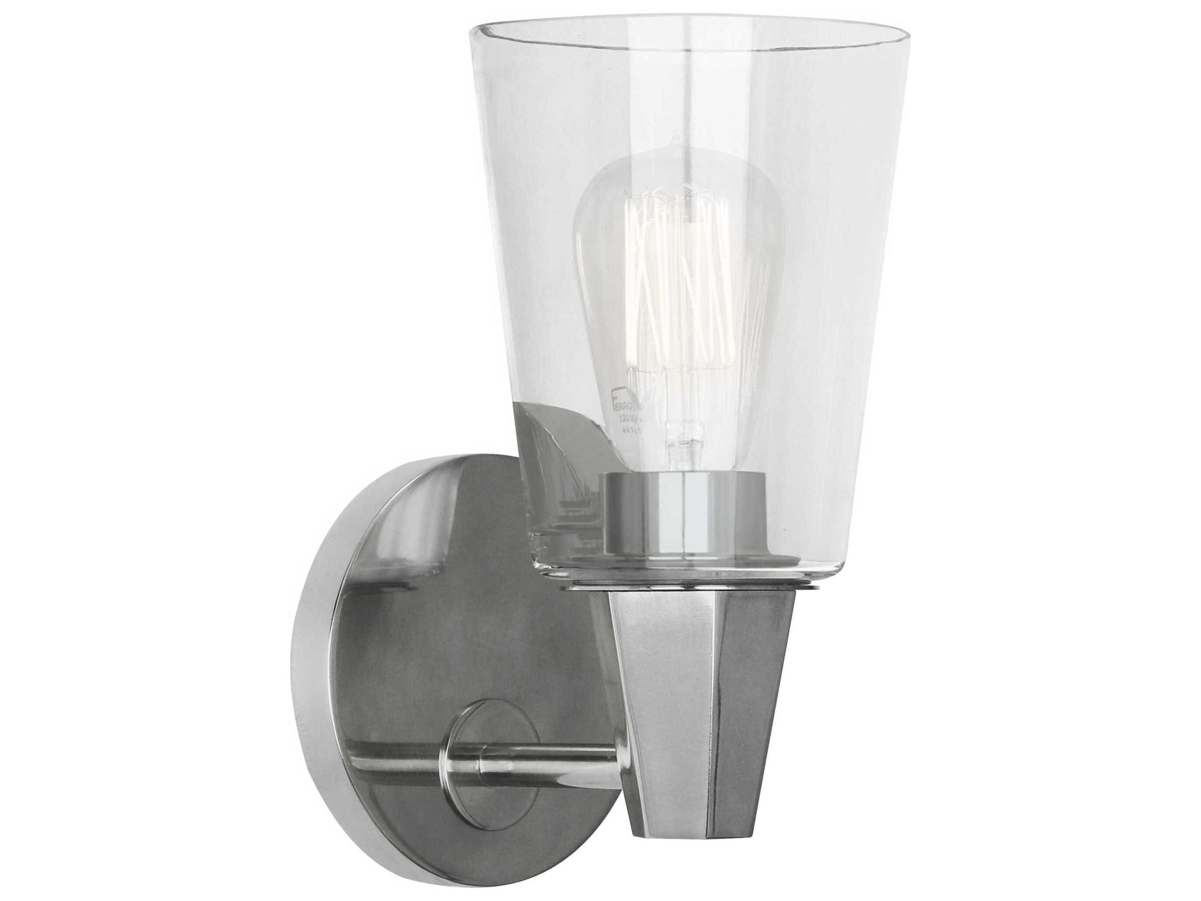 Robert Abbey Wheatley 1-Light Polished Chrome Wall Sconce