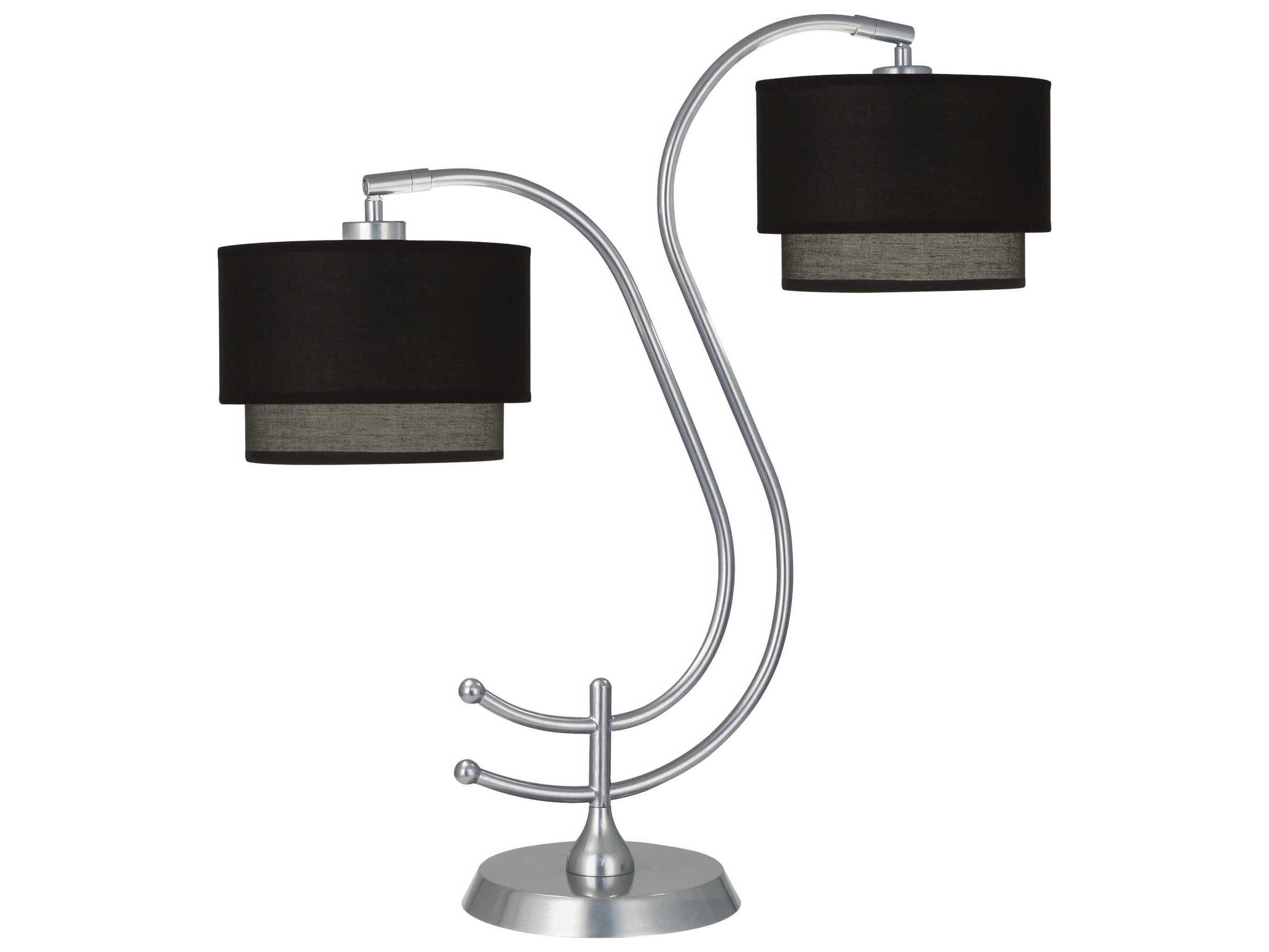 Robert Abbey Charlee Gunmetal Powder Coat Buffet Lamp