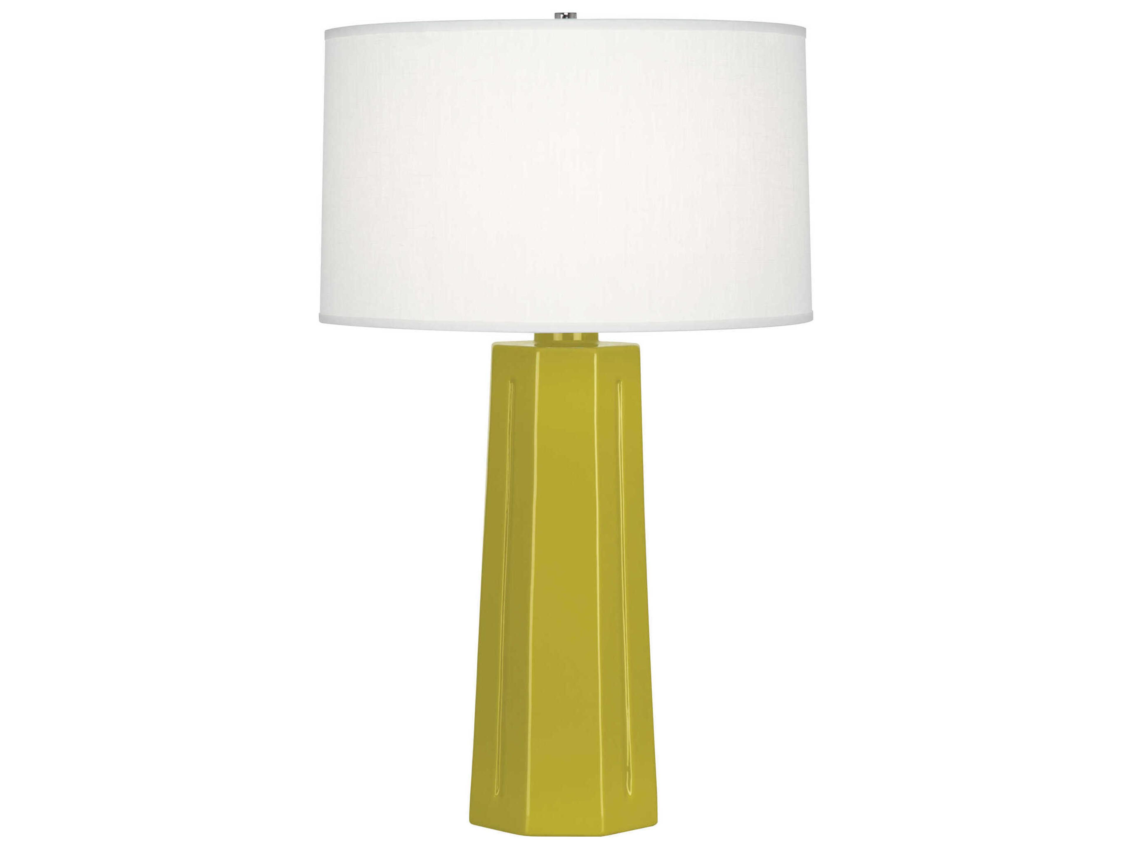 Robert Abbey Mason Citron Glazed Yellow Buffet Lamp