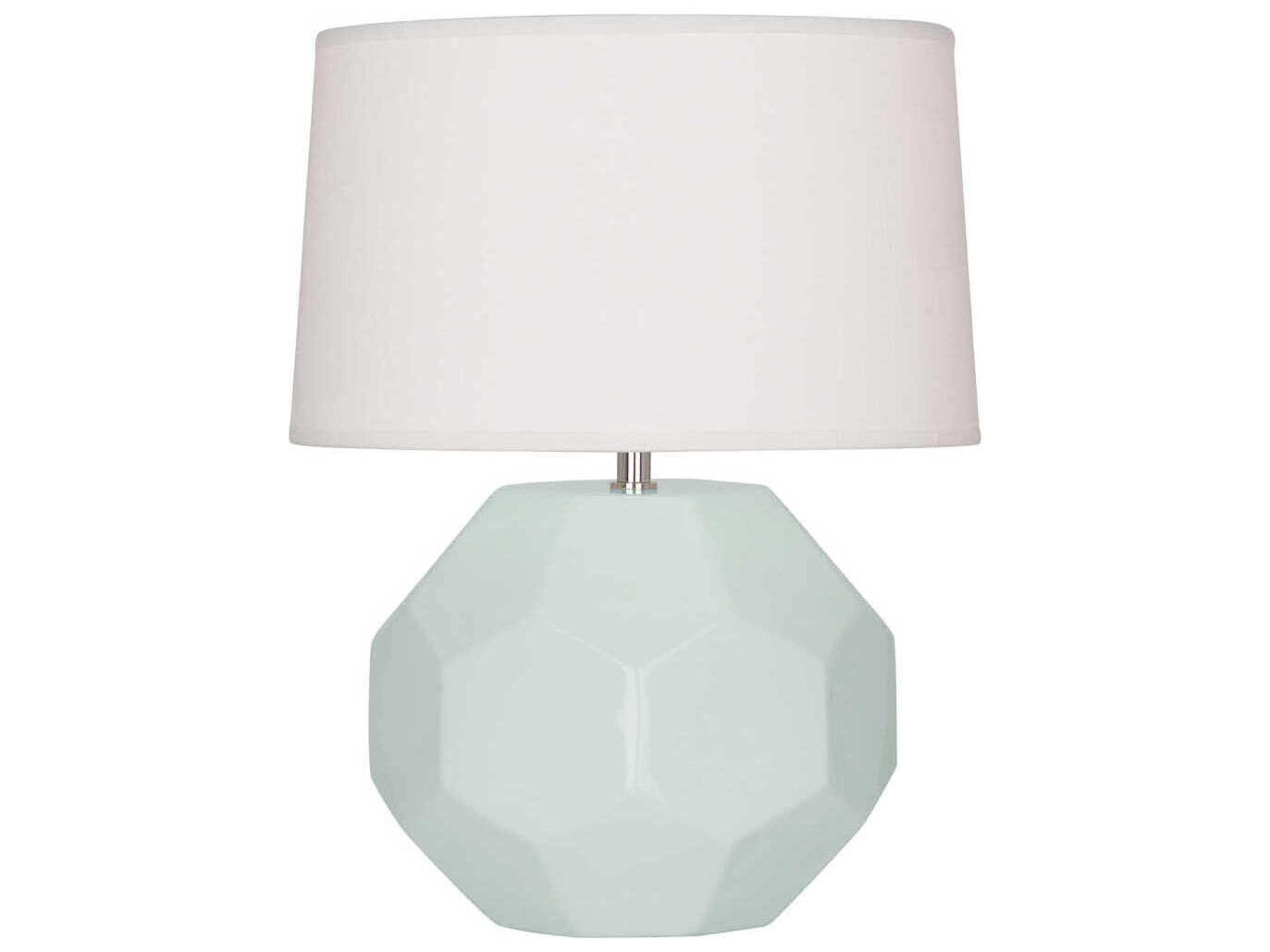 Robert Abbey Franklin Celadon Glazed Green Table Lamp