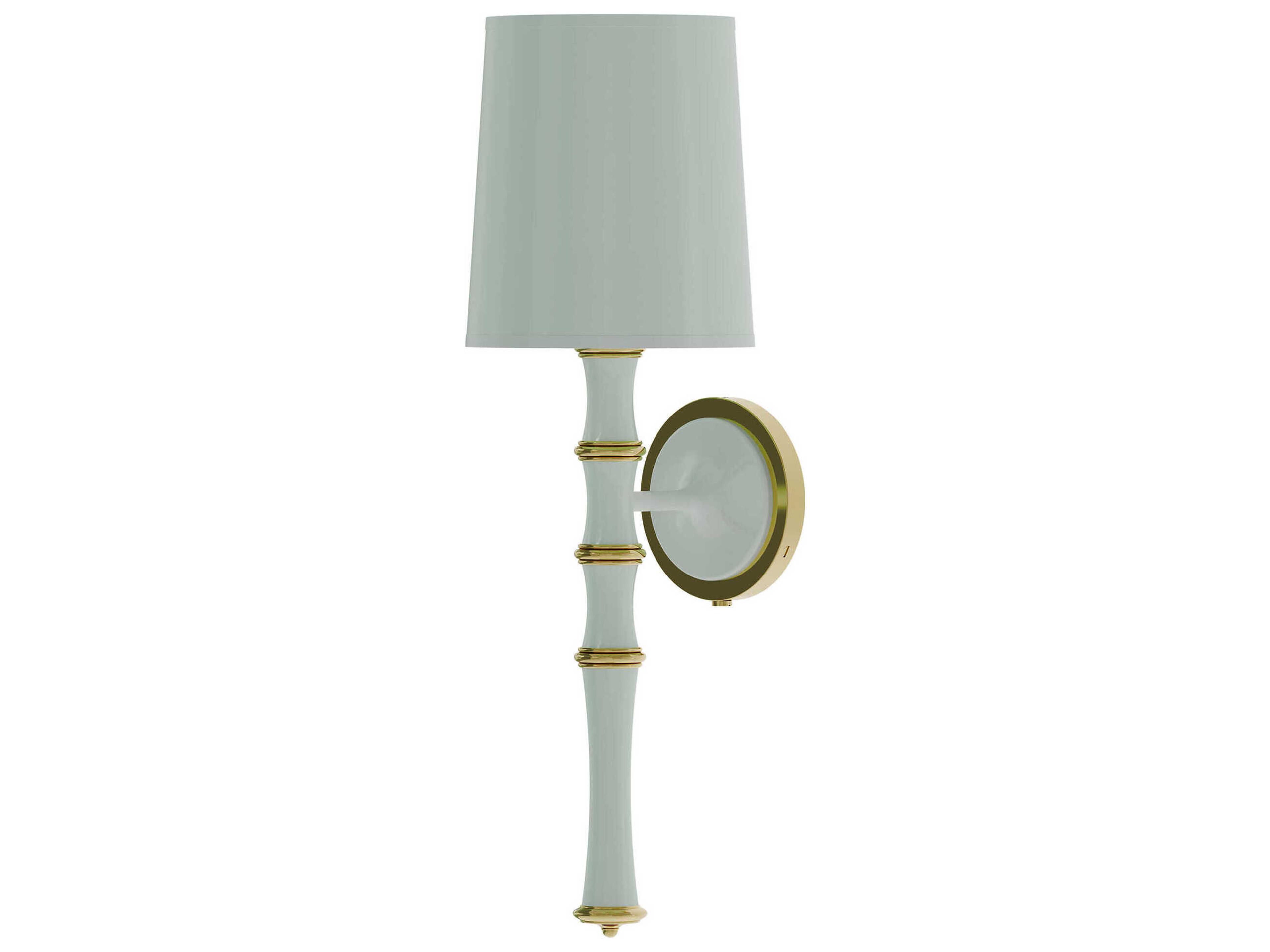 Robert Abbey Kane 1-Light Celadon Green Wall Sconce