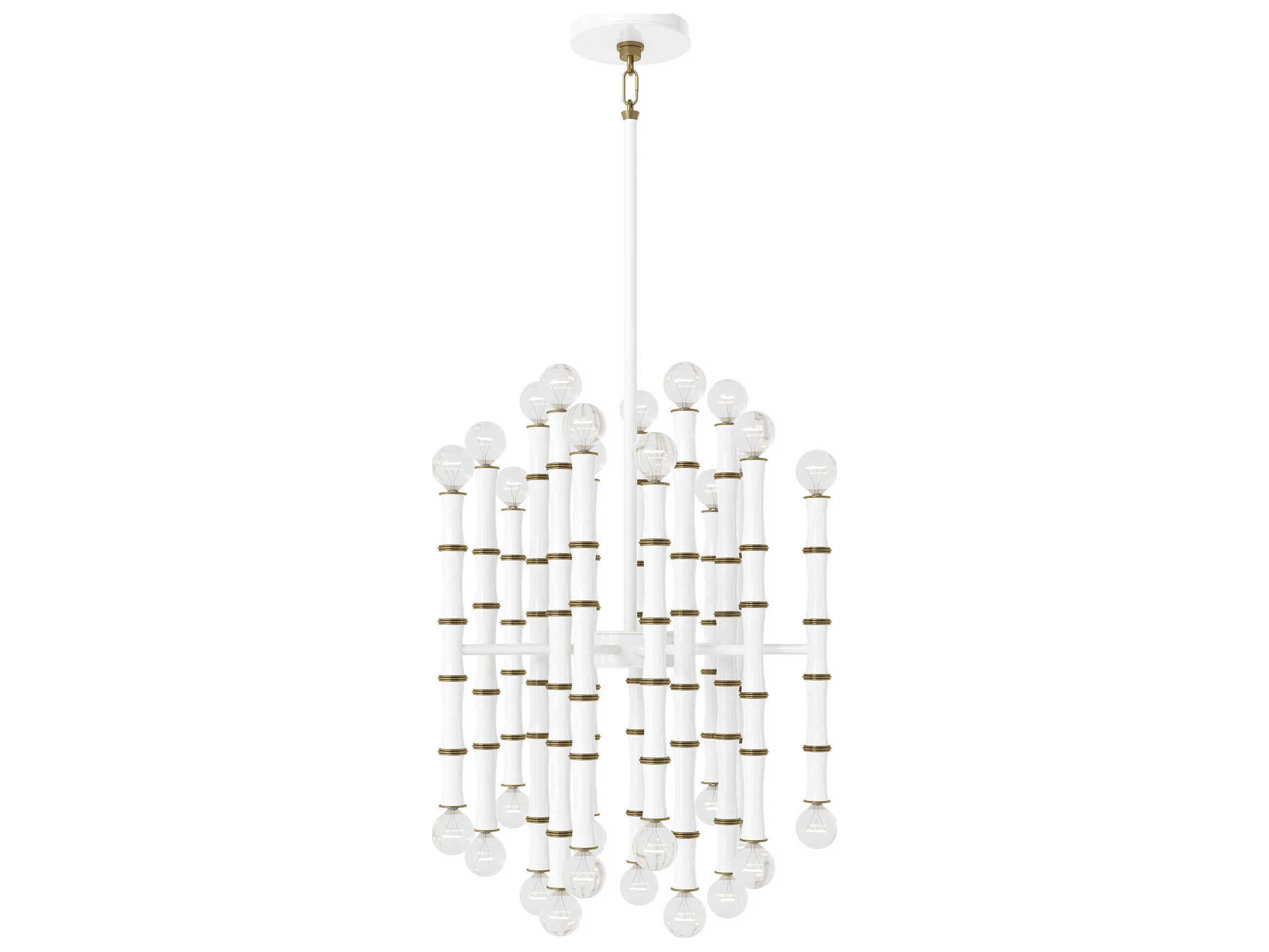 Robert Abbey Kane 30-Light Daisy White Pendant