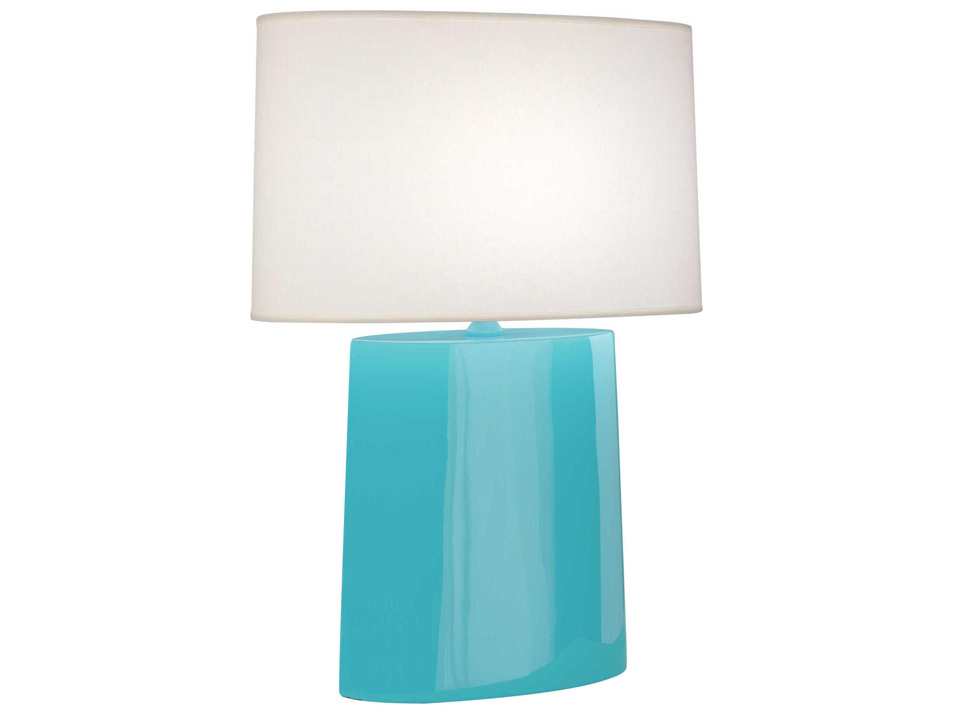 Robert Abbey Victor Egg Blue Glazed Buffet Lamp