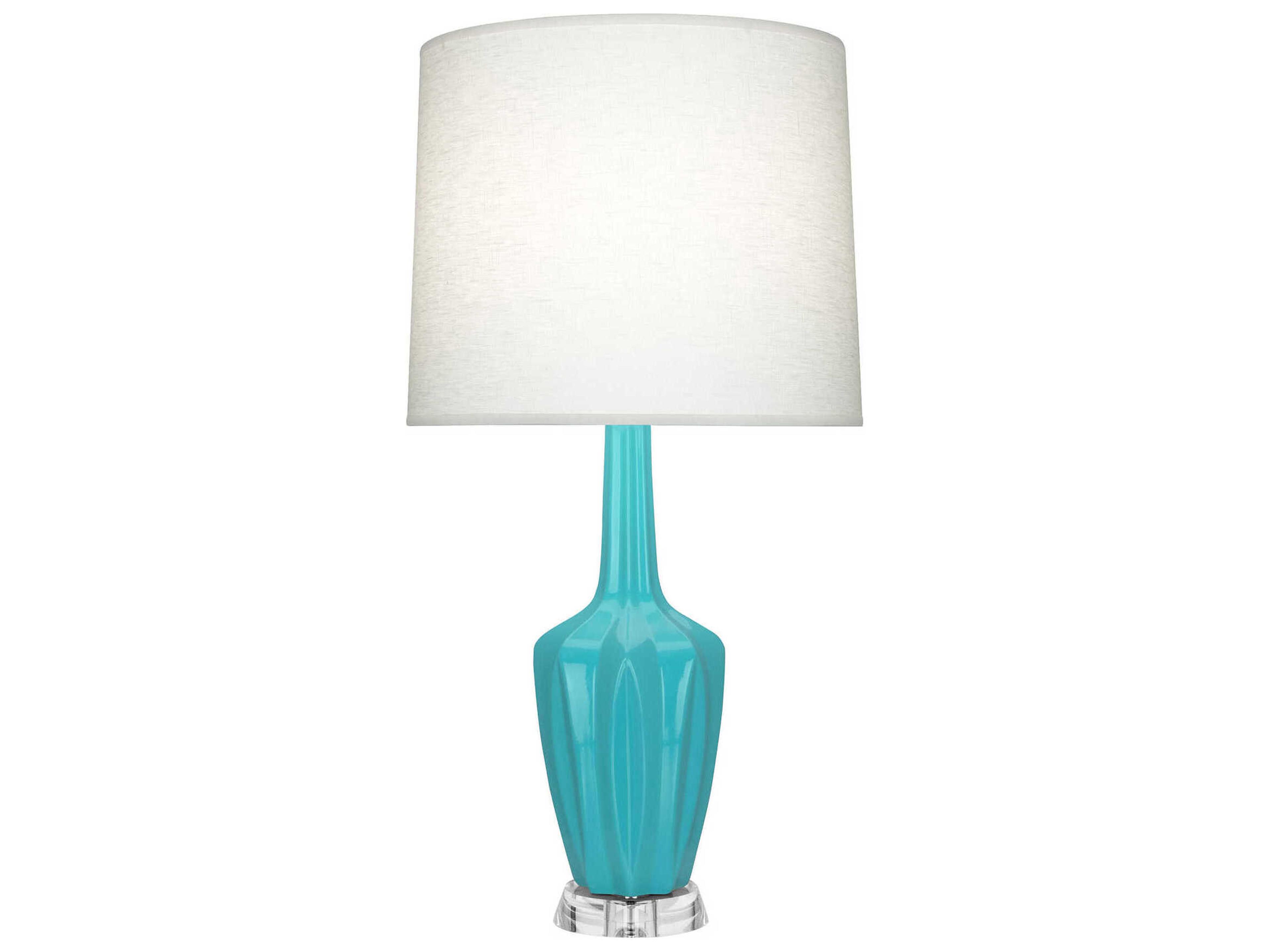 Robert Abbey Emma Egg Blue Glazed Buffet Lamp
