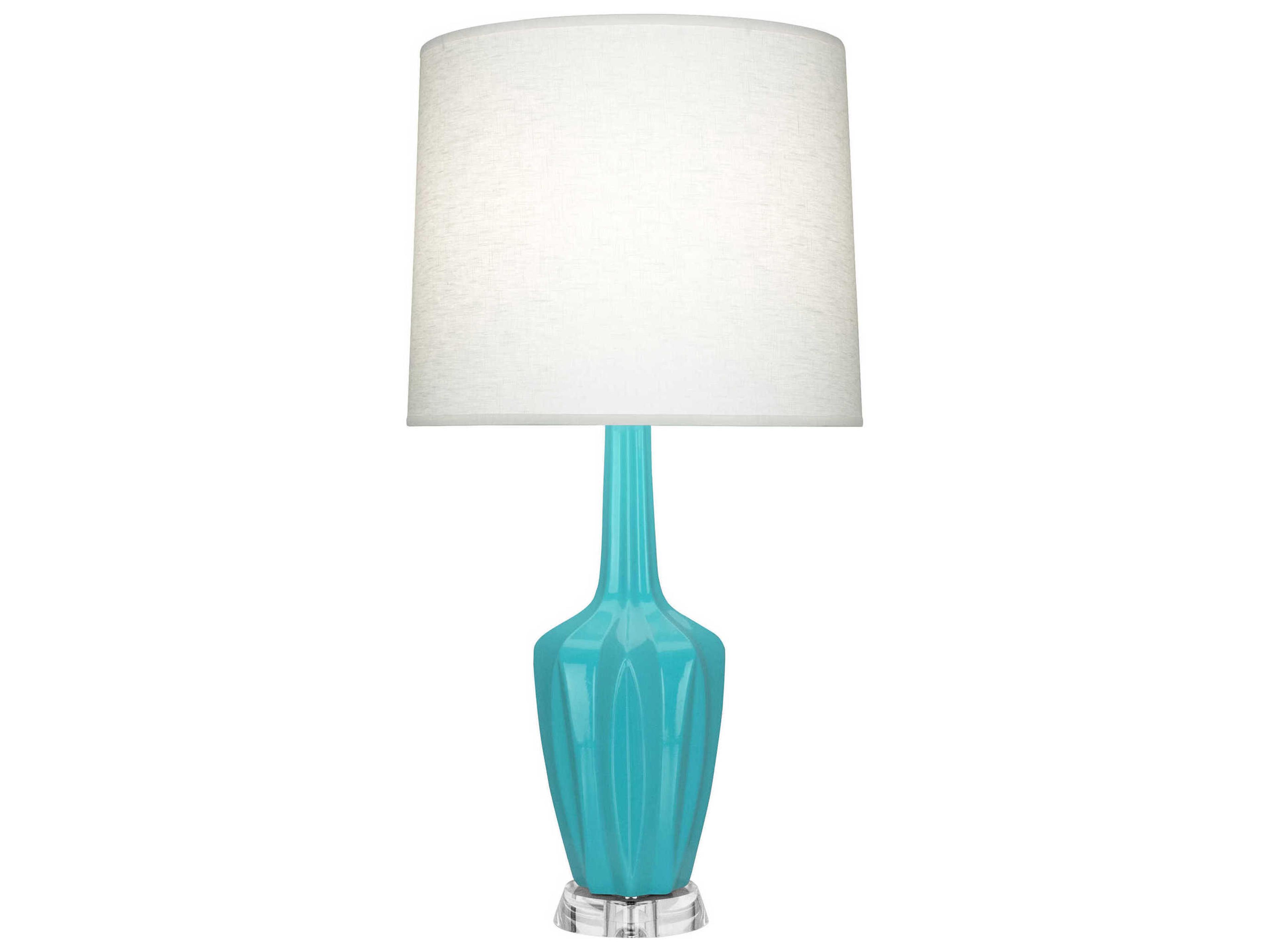 Robert Abbey Emma Egg Blue Glazed Buffet Lamp